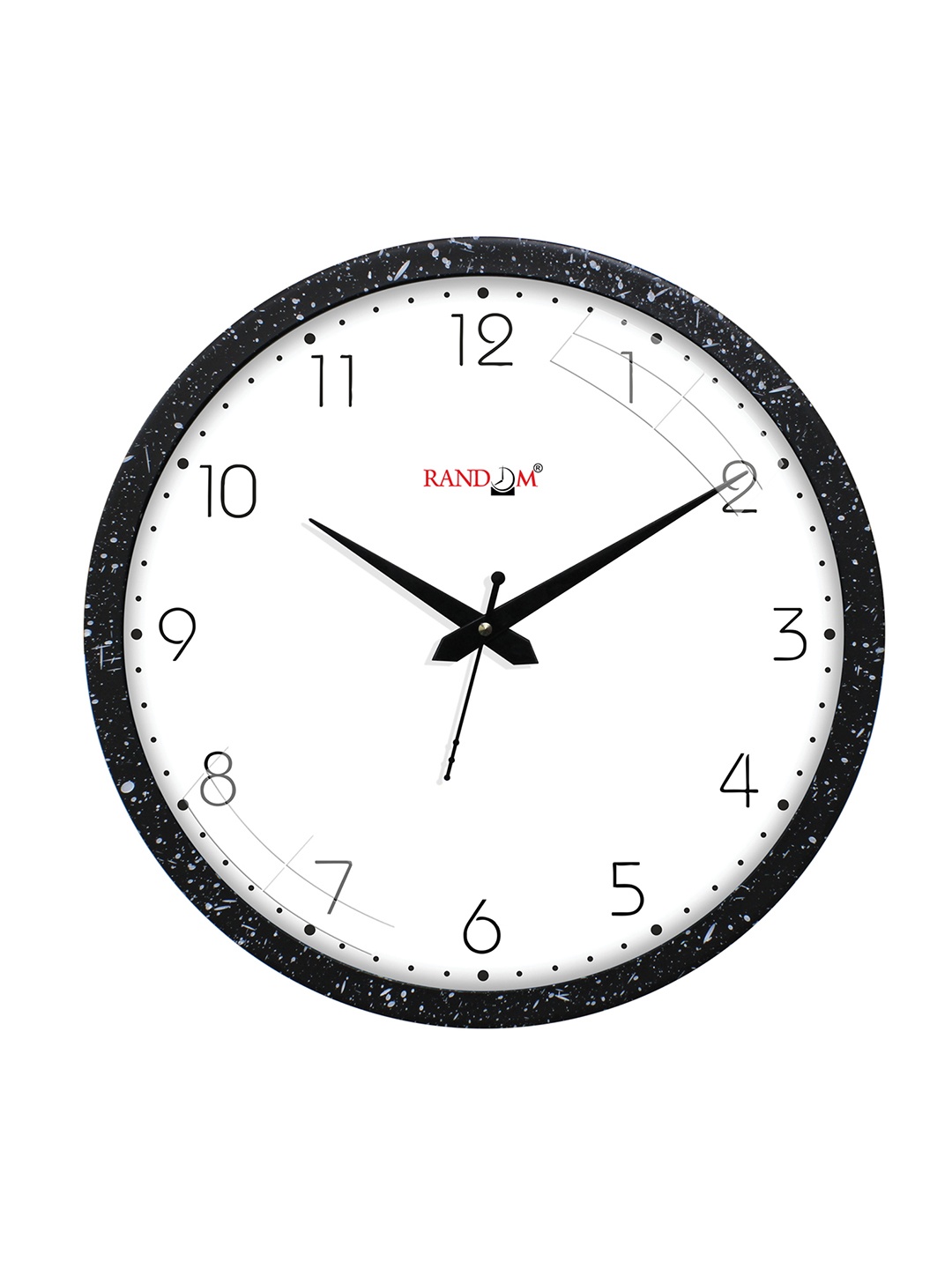 

RANDOM White & Black Contemporary Wall Clock