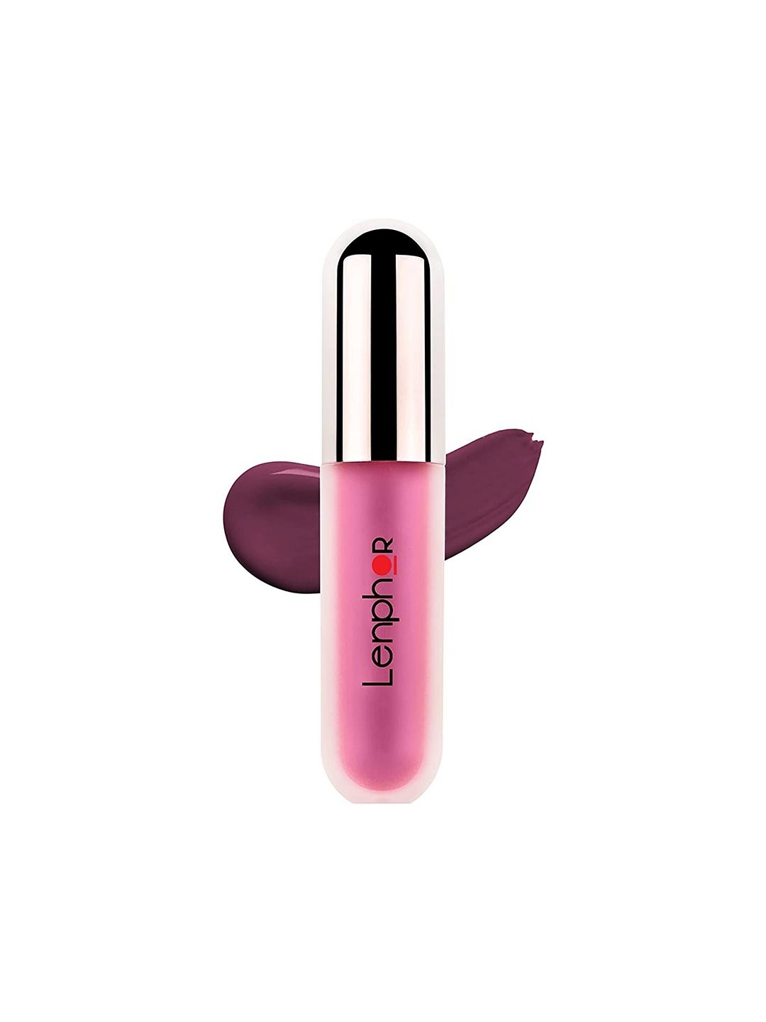 

Lenphor Long Lasting Smooth Matte Finish Lasche It Liquid Lipstick 5g - Dahlia Nude 07, Purple