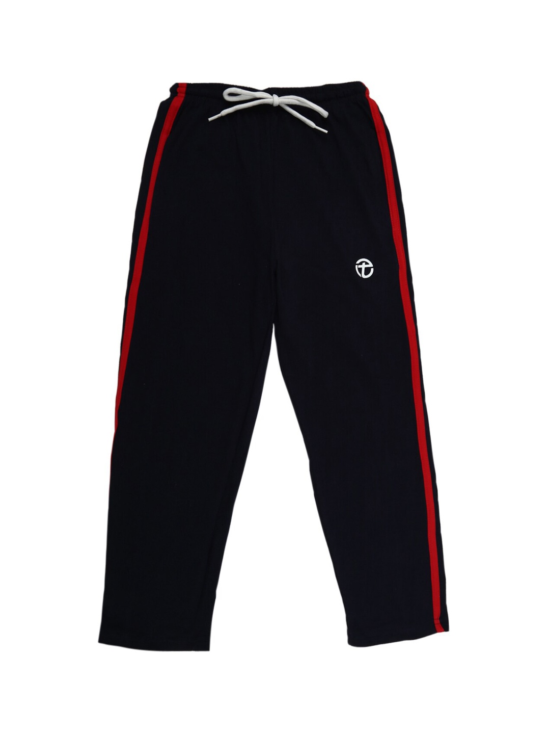 

V-Mart Boys Navy Blue Solid Lounge Pants With Side Panel