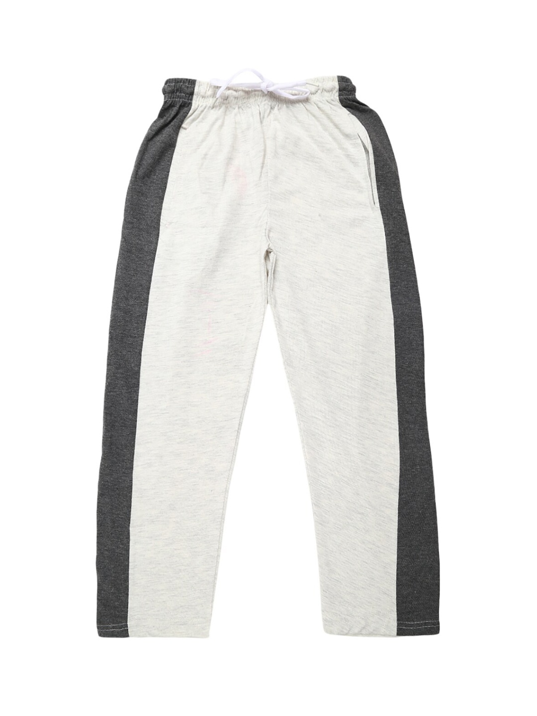 

V-Mart Boys Grey Cotton Colourblocked Single Trackpants