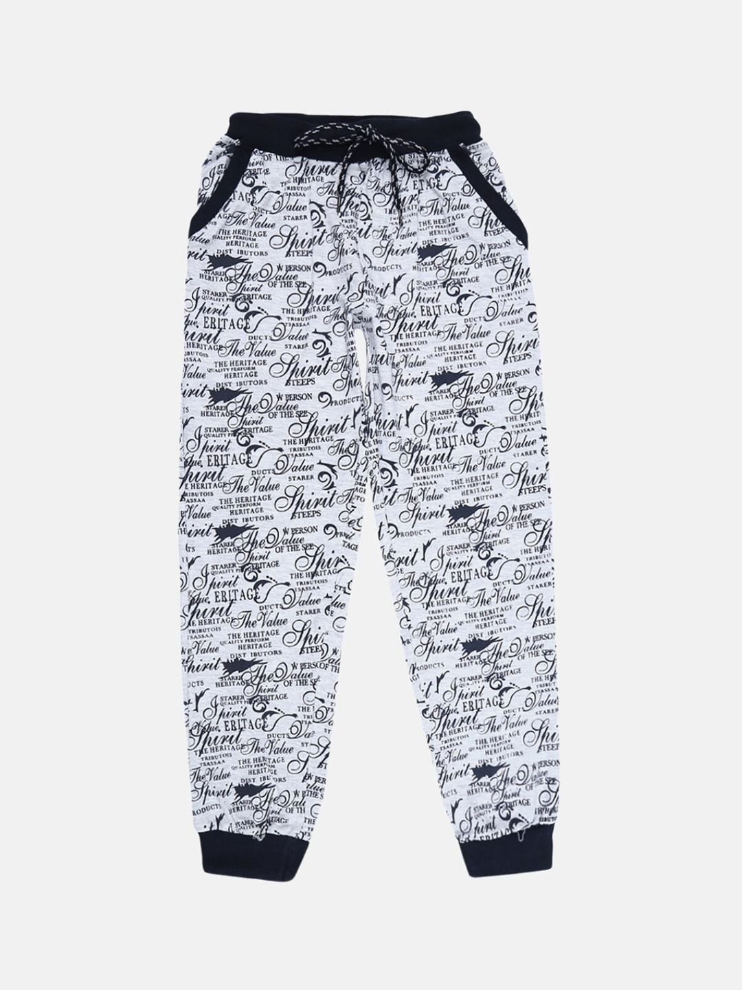 

V-Mart Boys Grey Printed Lounge Pants