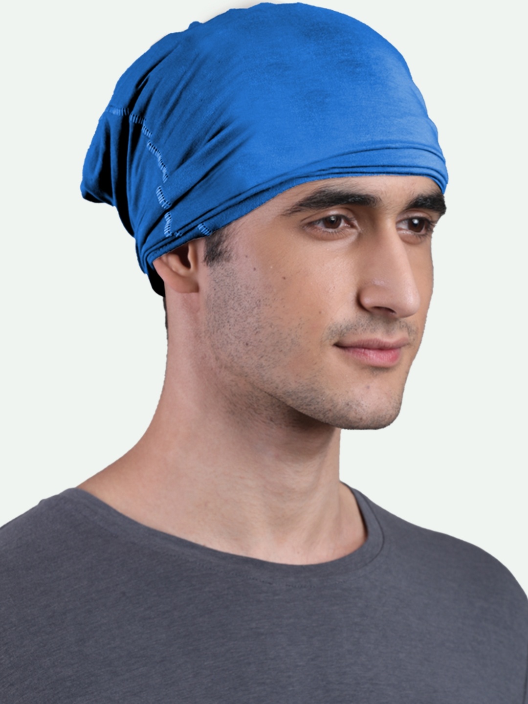 

FREECULTR Bandana Bamboo Anti Microbial Multipurpose Headband Cloth Face Mask, Blue