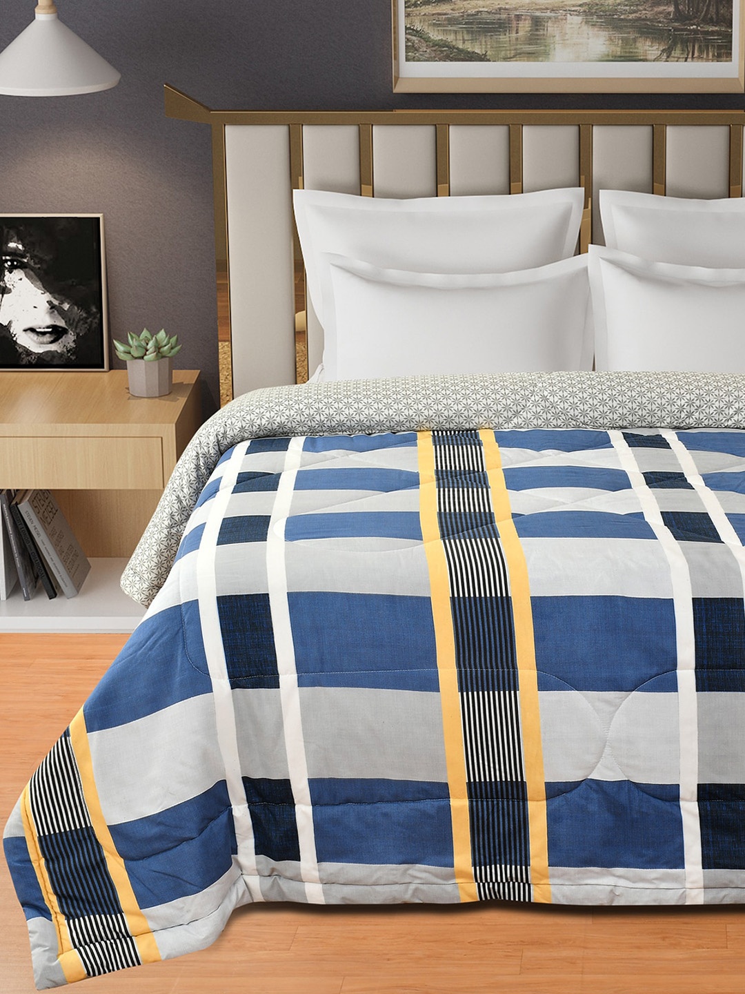 

Florida Unisex Blue Blankets Quilts and Dohars