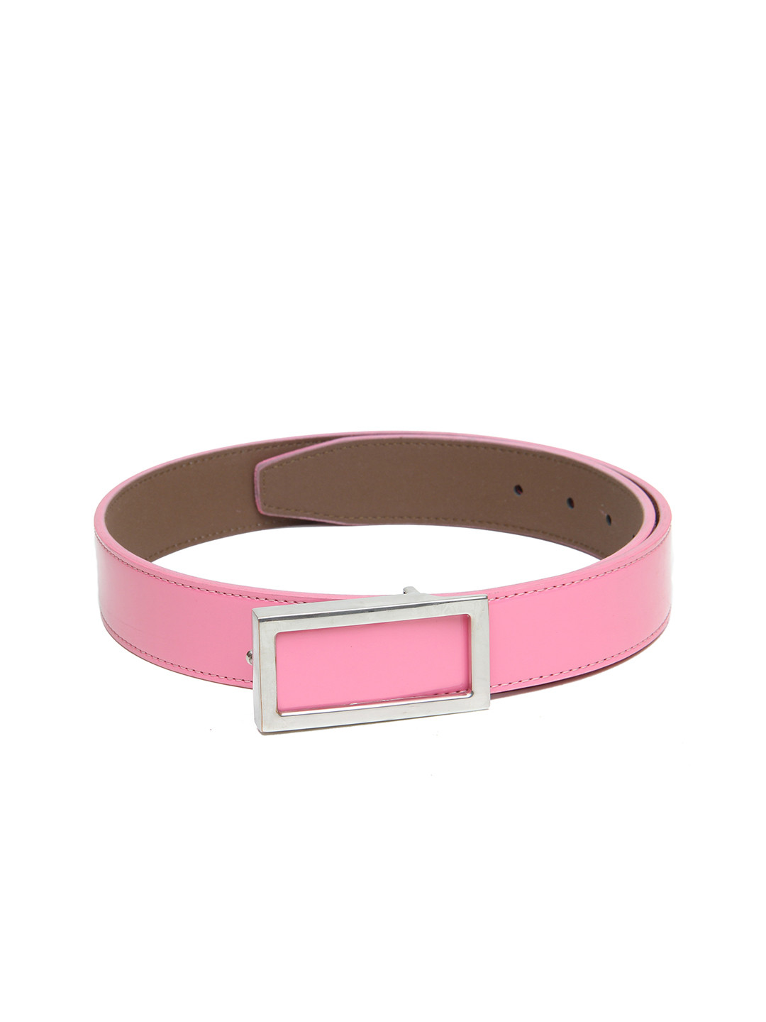 

Calvadoss Men Pink PU Solid Belt