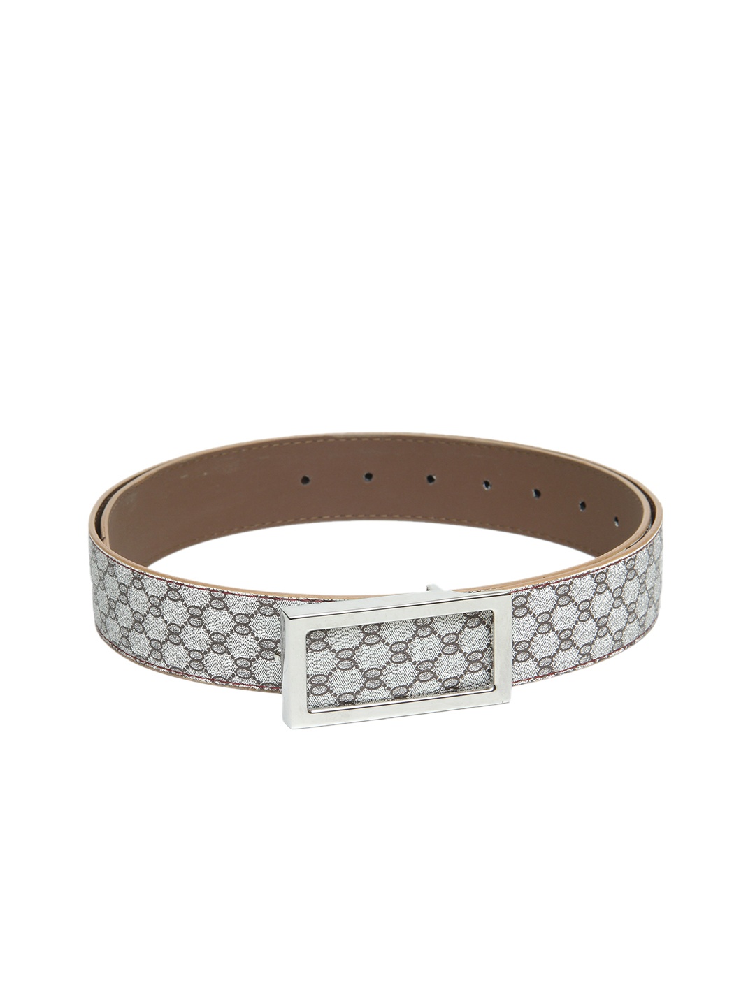 

Calvadoss Men Brown Textured PU Belt