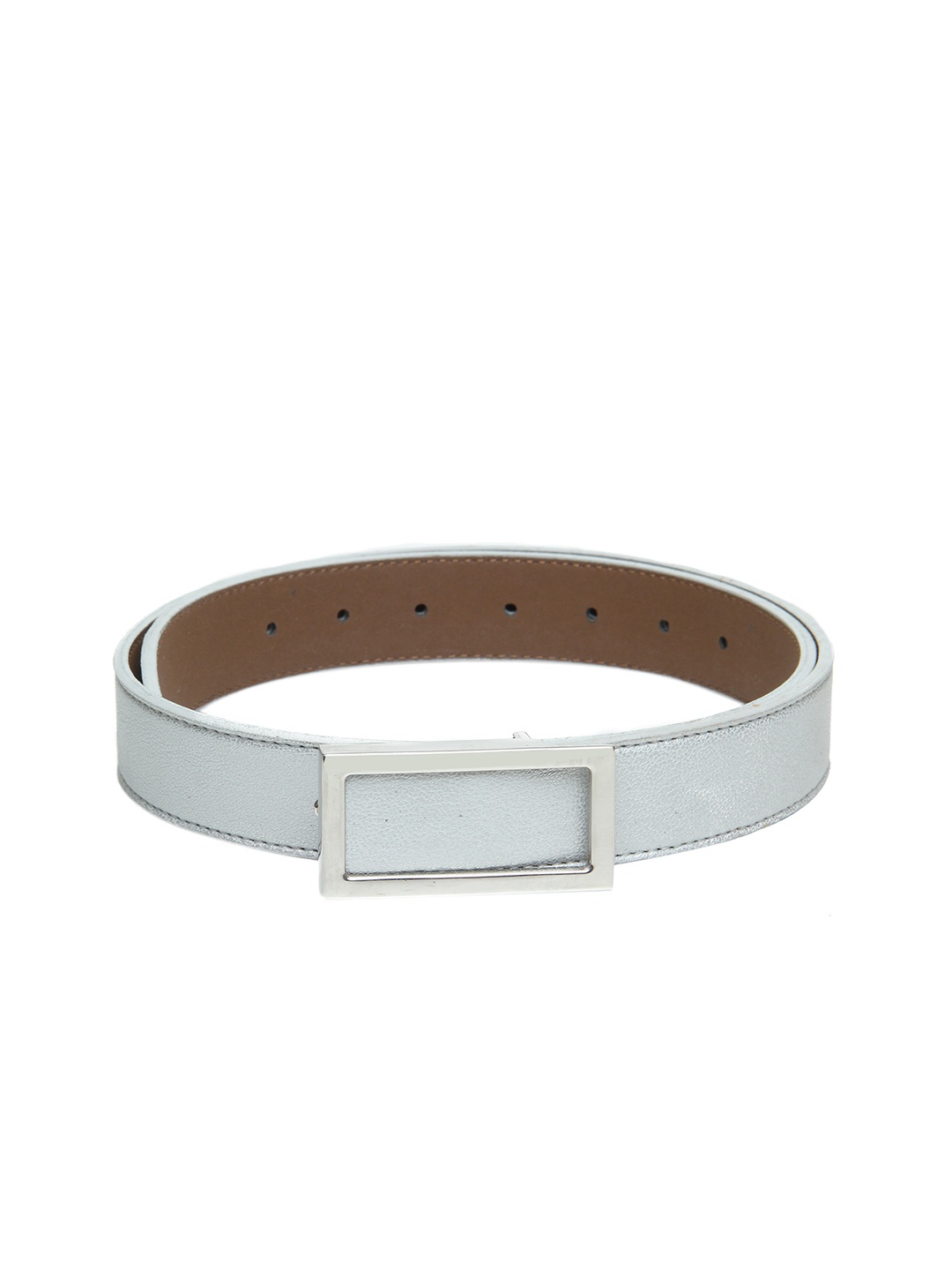 

Calvadoss Boys Silver-Toned Textured PU Belt