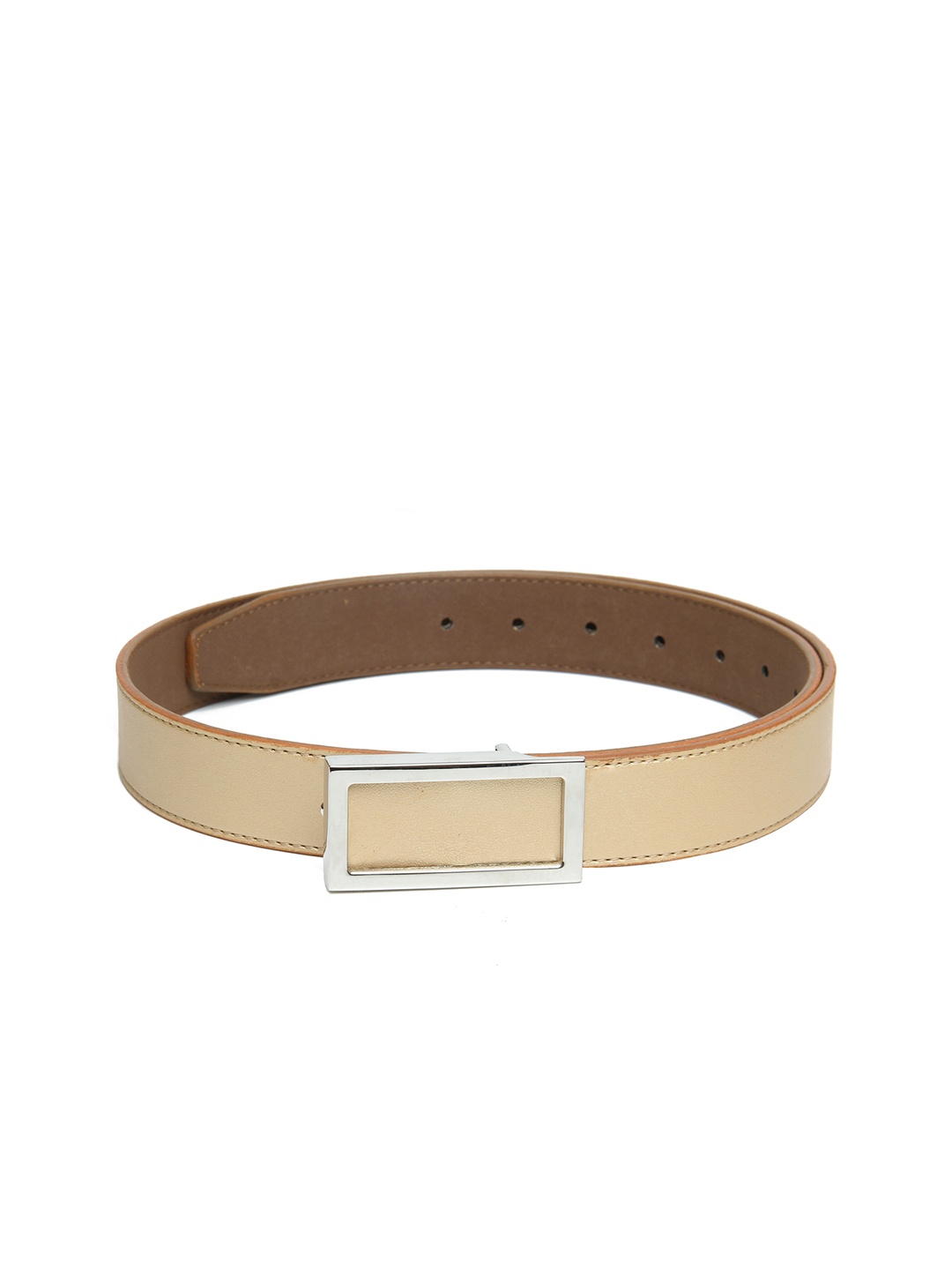 

Calvadoss Girls Peach-Coloured Solid Belt