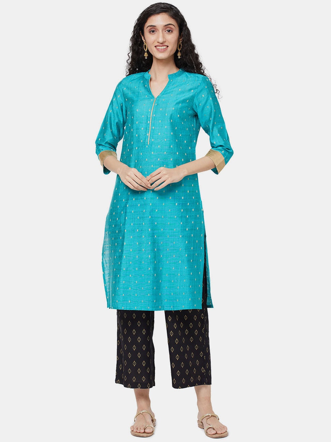 

R&B Women Green Kurta