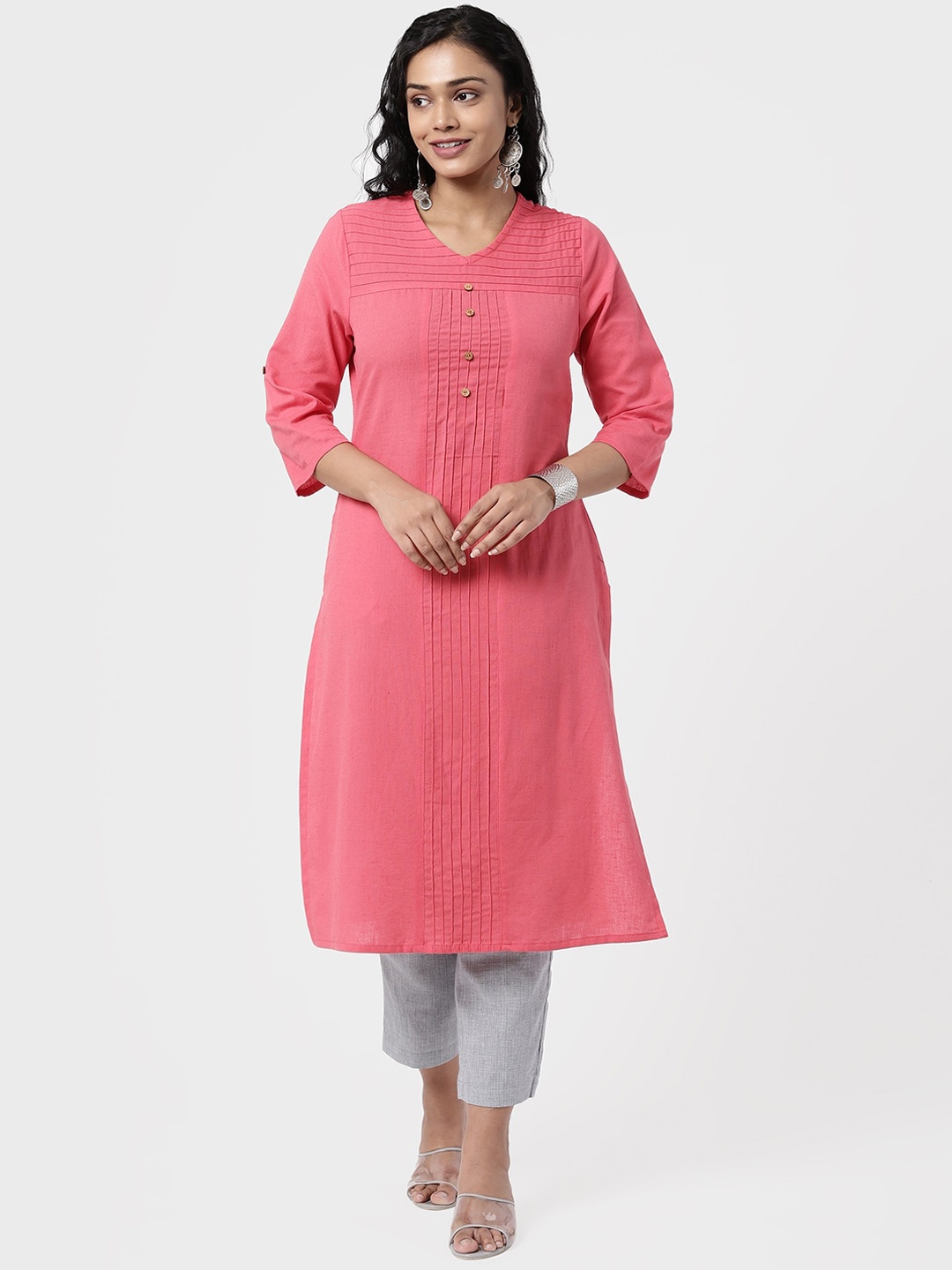 

R&B Women Pink Kurta