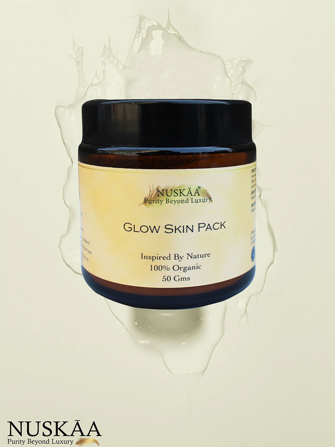 

NUSKAA Glow Skin Pack 50 g, Beige