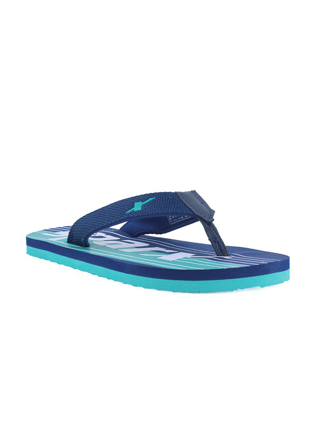 

Sparx Men Navy Blue & White Printed Thong Flip-Flops