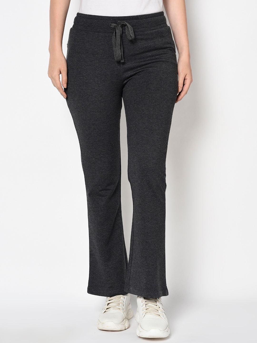 

Miss Grace Women Grey Solid Bootcut Fit Track Pants