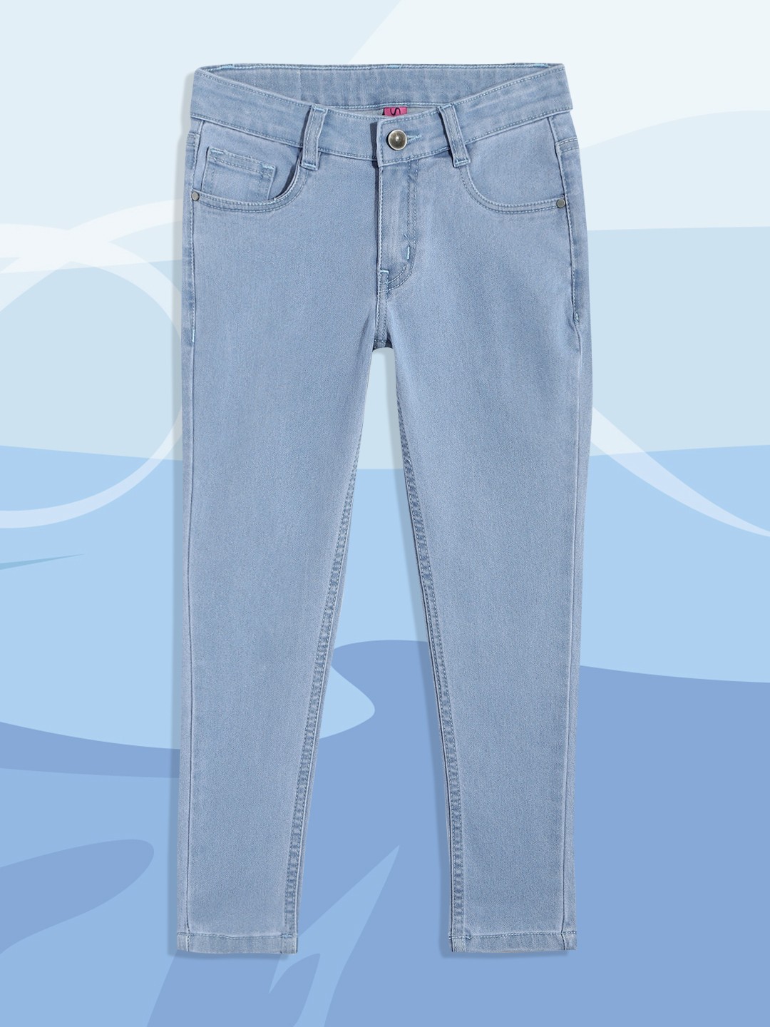 

SUGR Girl Girls Blue Slim Fit Stretchable Jeans