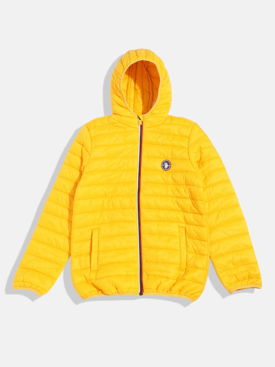 

U.S. Polo Assn. Boys Solid Puffer Jacket, Yellow