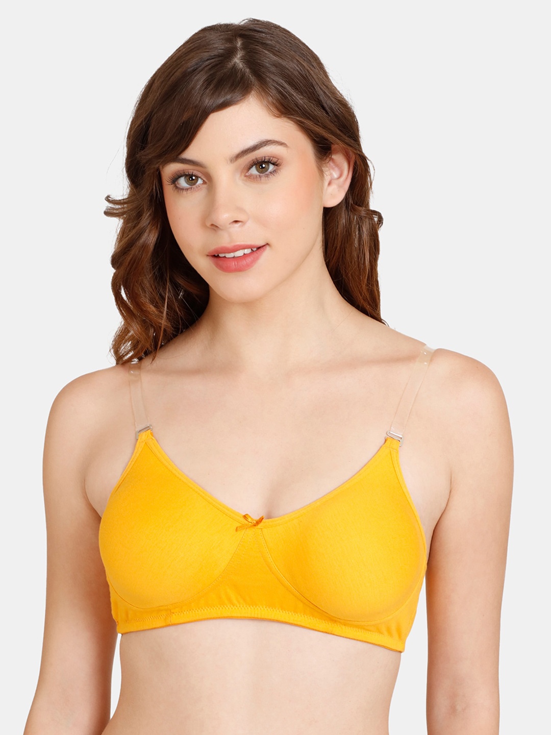 

Rosaline by Zivame Yellow Non Padded Bra