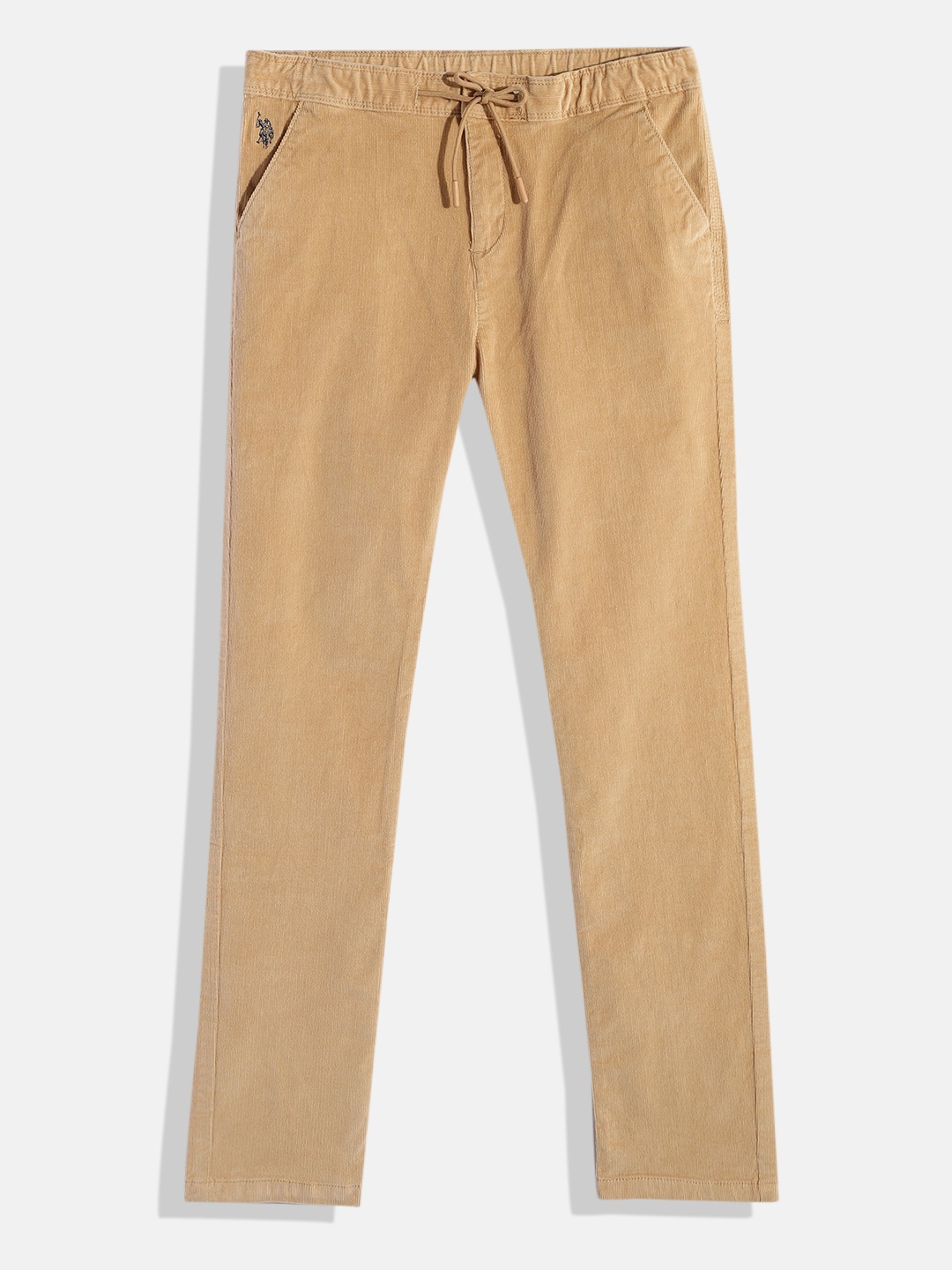 

U.S. Polo Assn. Kids Boys Beige Corduroy Trousers