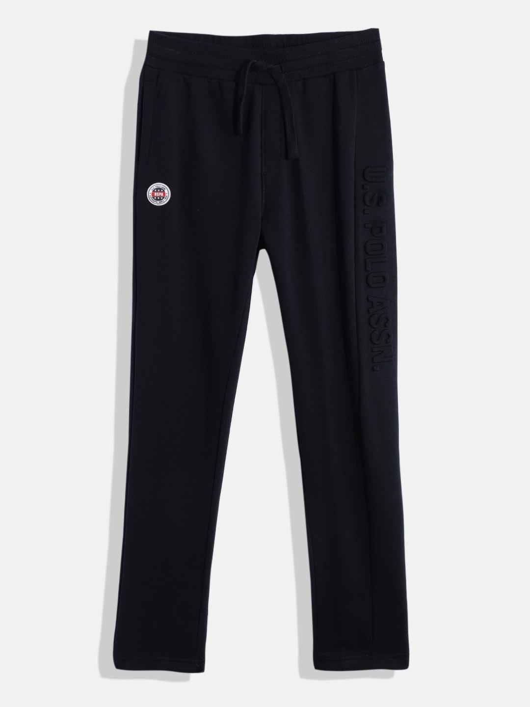 

U.S. Polo Assn. Kids Boys Navy Blue Regular Fit Track Pants