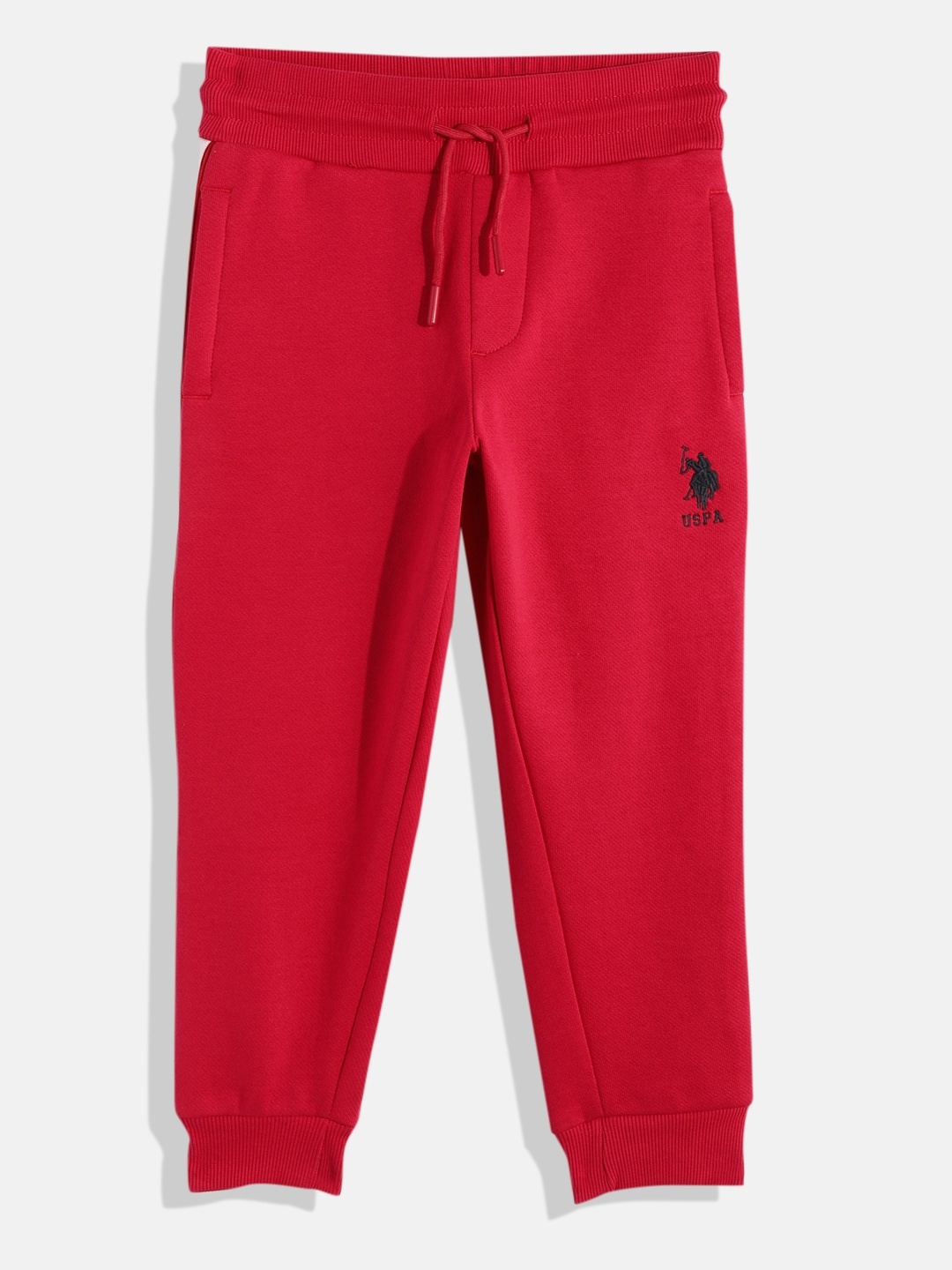 

U.S. Polo Assn. Kids Boys Red Printed Joggers