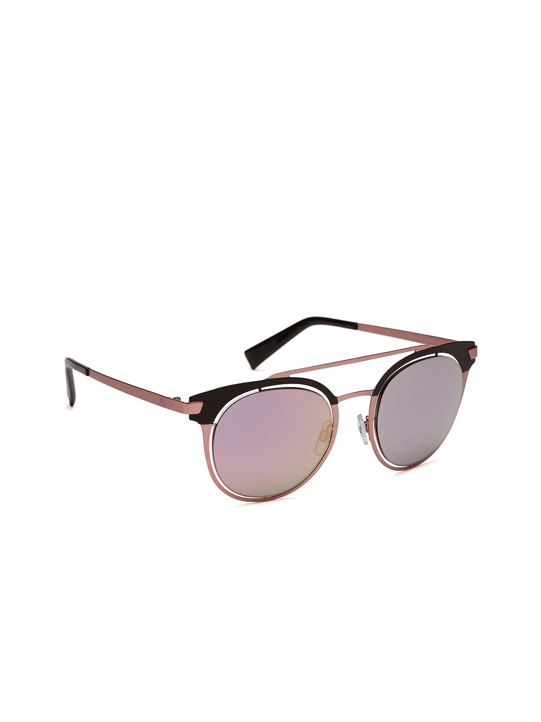 

French Connection Women Mirrored Cateye Sunglasses FC 7374 C2 S, Purple