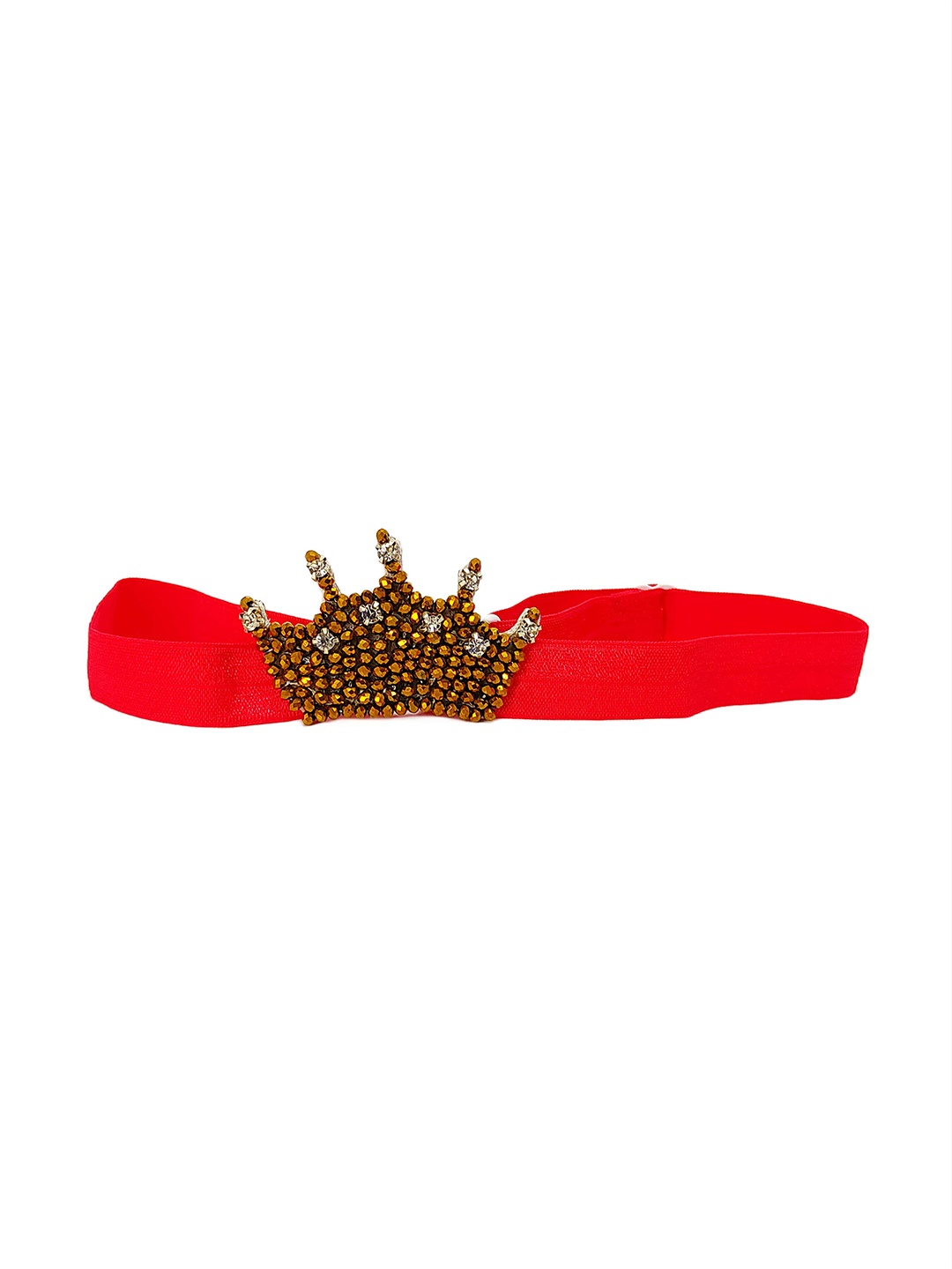 

Choko Girls Gold-Toned & Black Embellished Hairband
