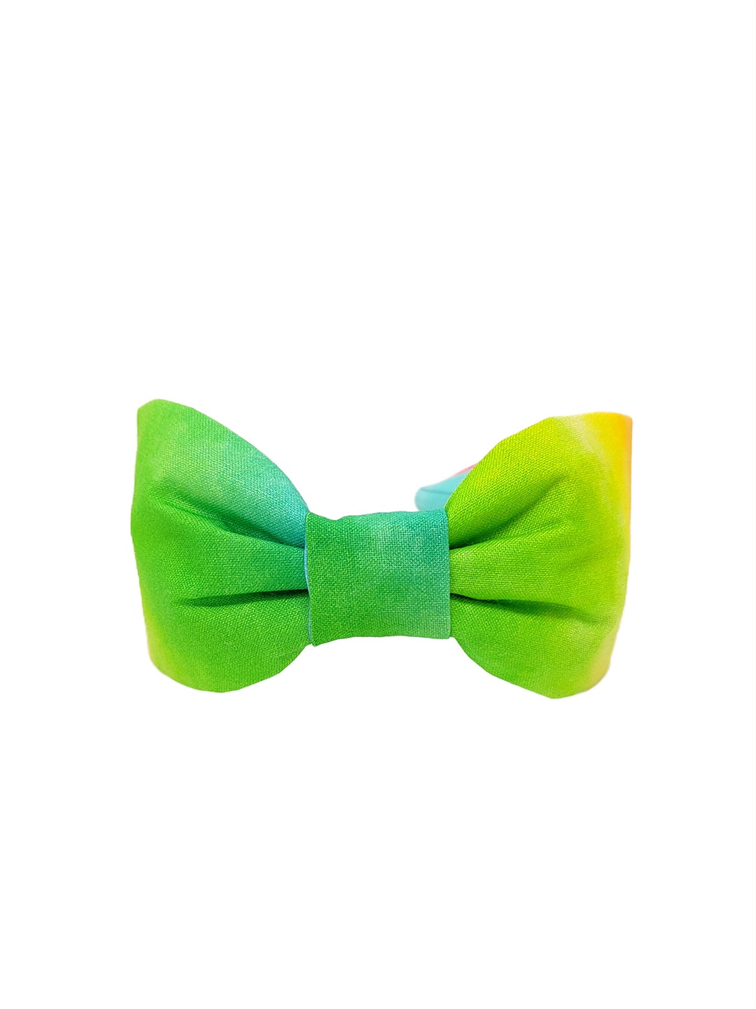 

Choko Girls Green & Orange Shaded Turban Hairband
