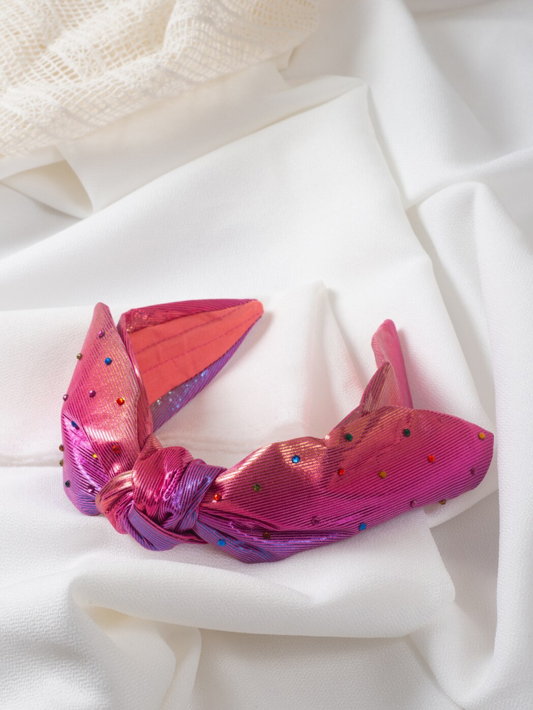 

Choko Girls Pink & Blue Embellished Hairband