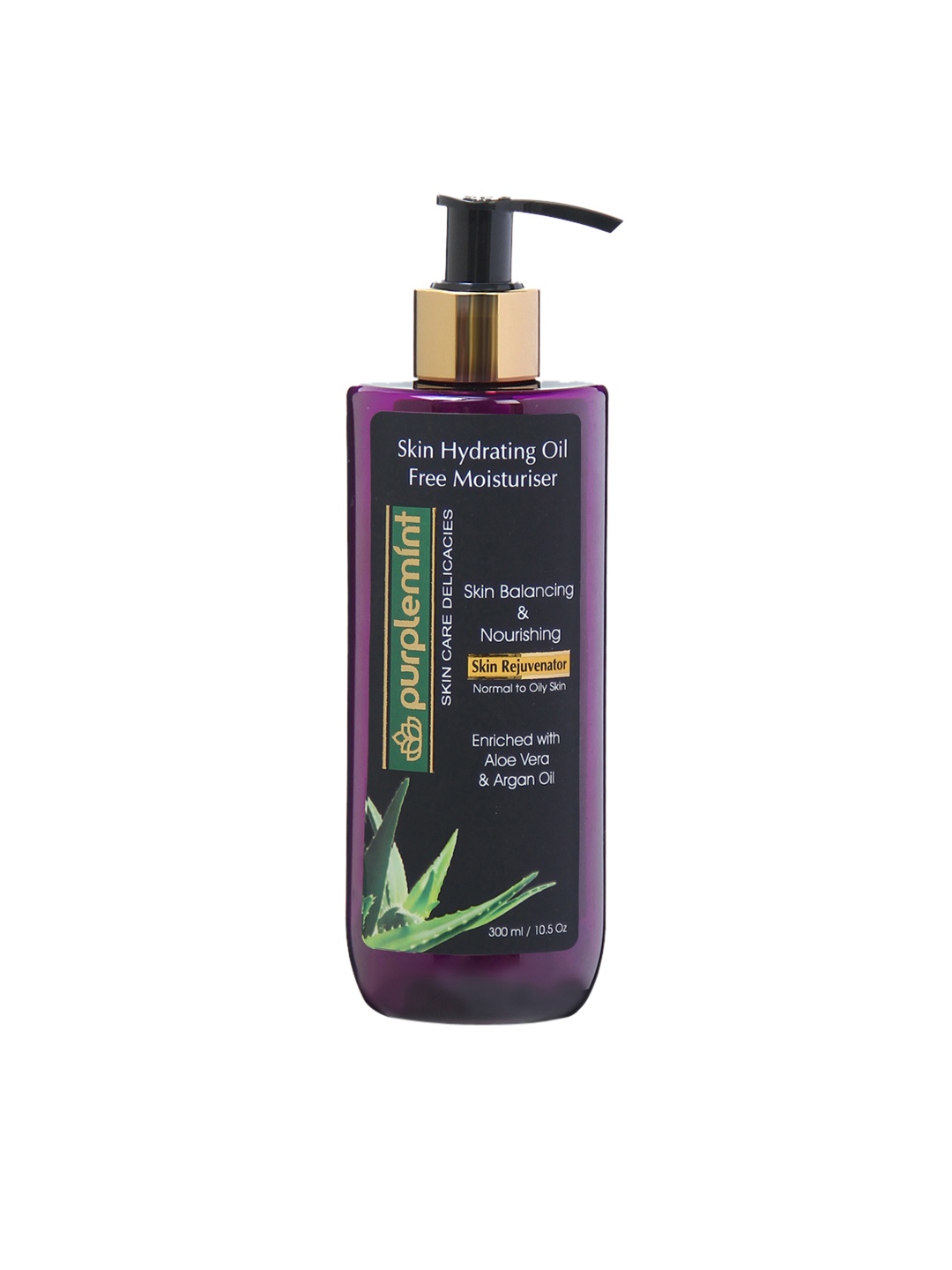 

PurpleMint Skin Hydrating Oil Free Moisturizer - 300ml, Green