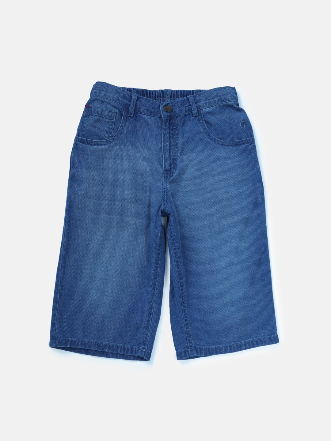 Gini and Jony Boys Blue Denim Outdoor Denim Shorts