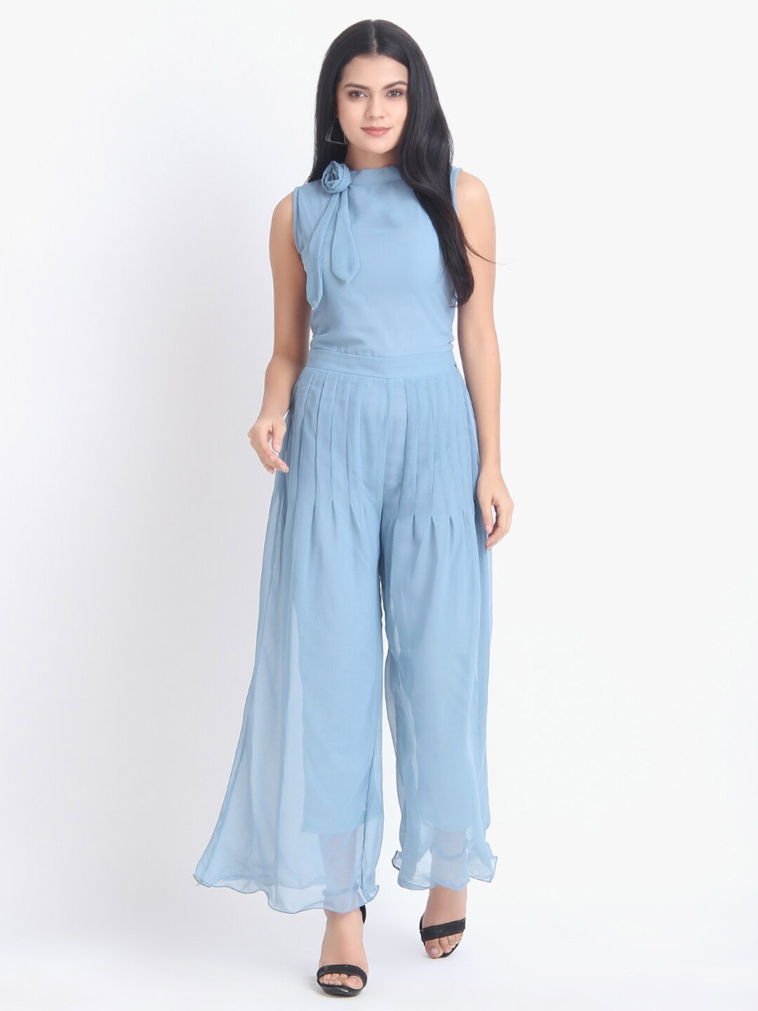 

Kannan Blue Basic Jumpsuit