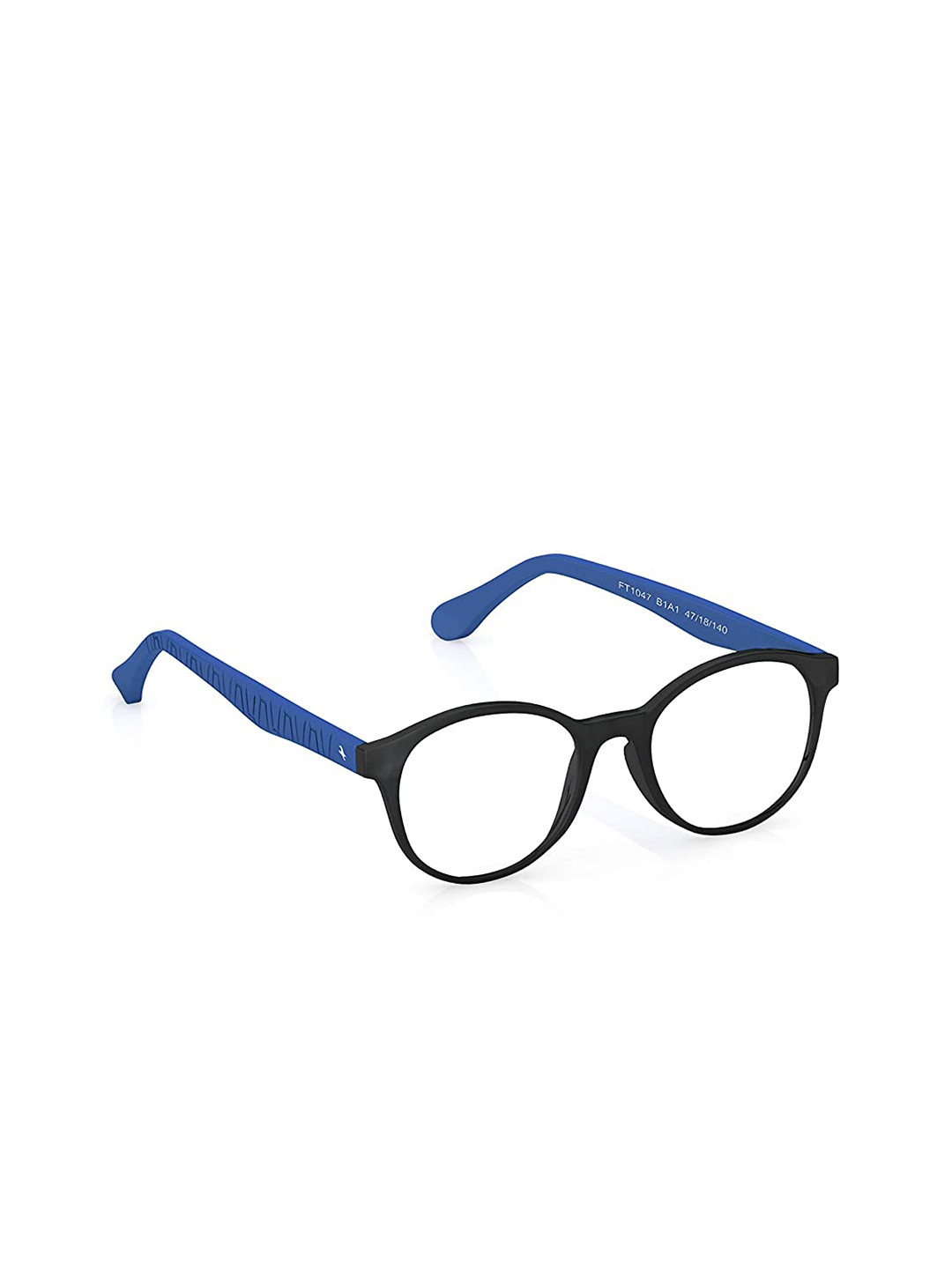 

Fastrack Unisex Black & Black Full Rim Round Frames