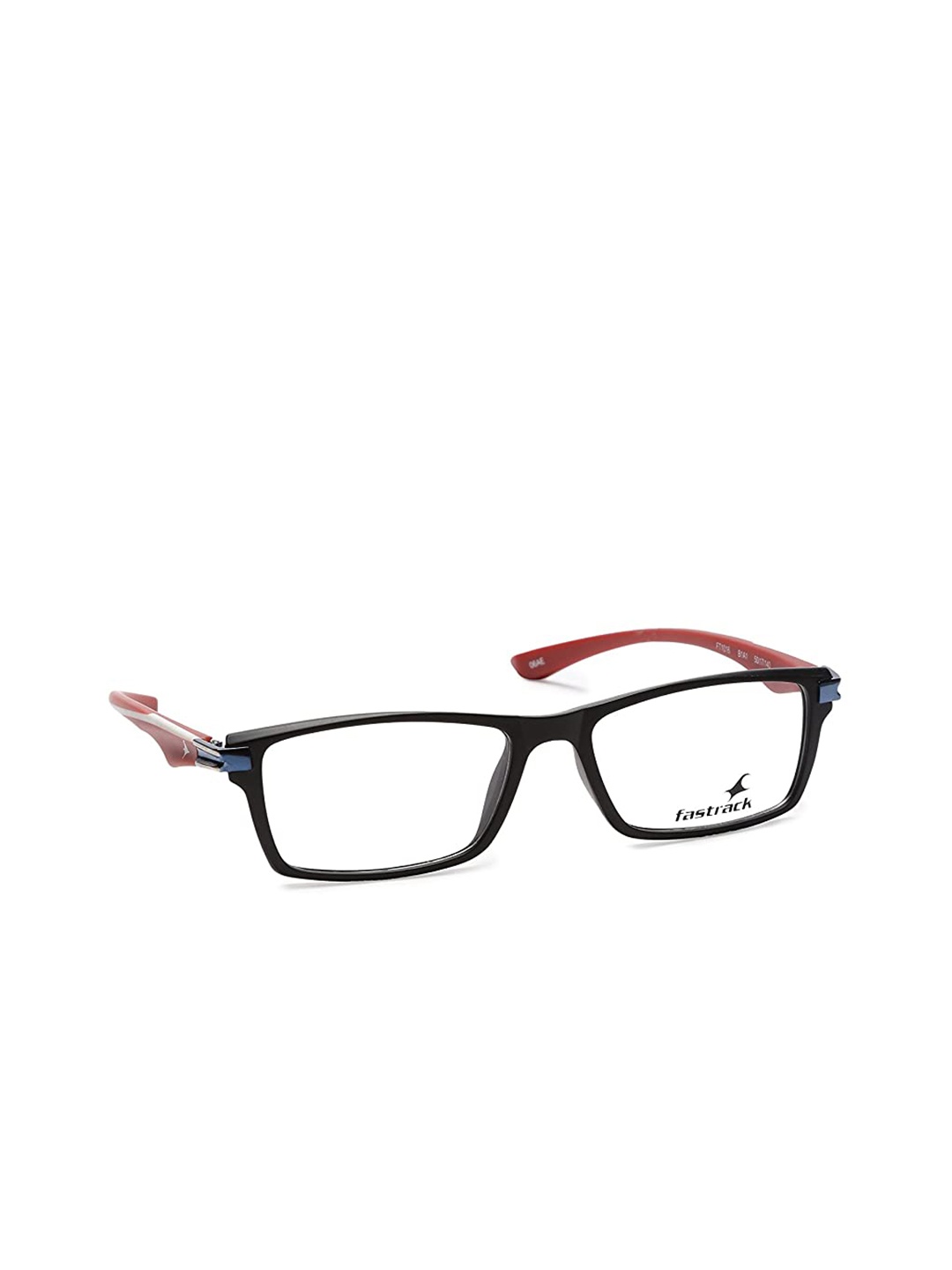 

Fastrack Unisex Black & Red Full Rim Rectangle Frames