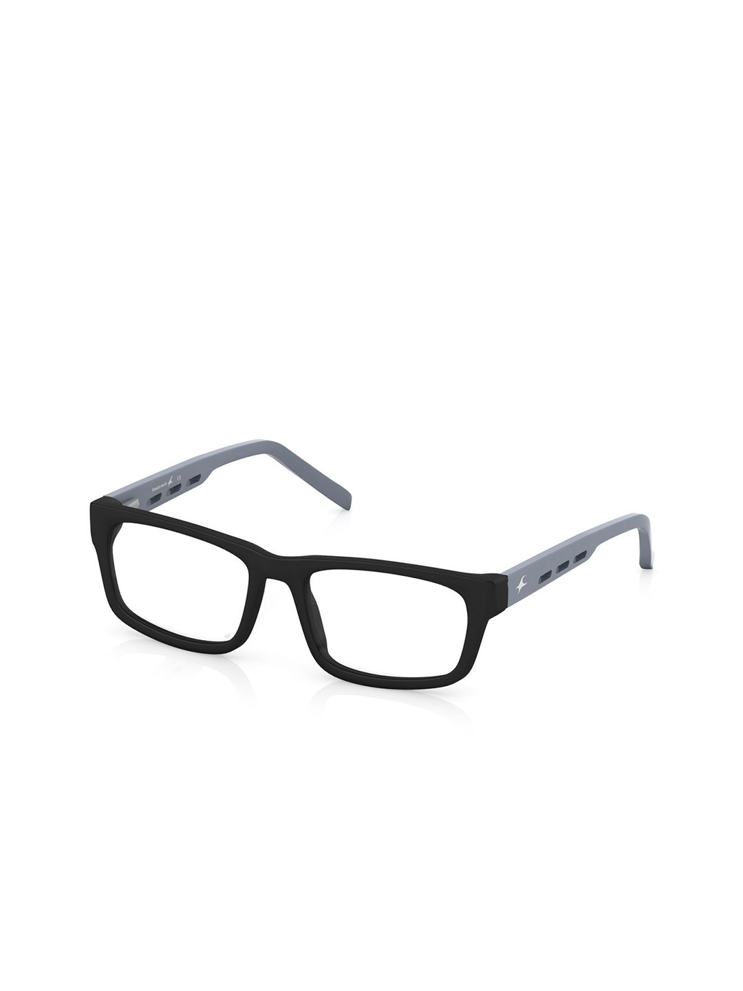 

Fastrack Unisex Grey & Black Full Rim Rectangle Frames