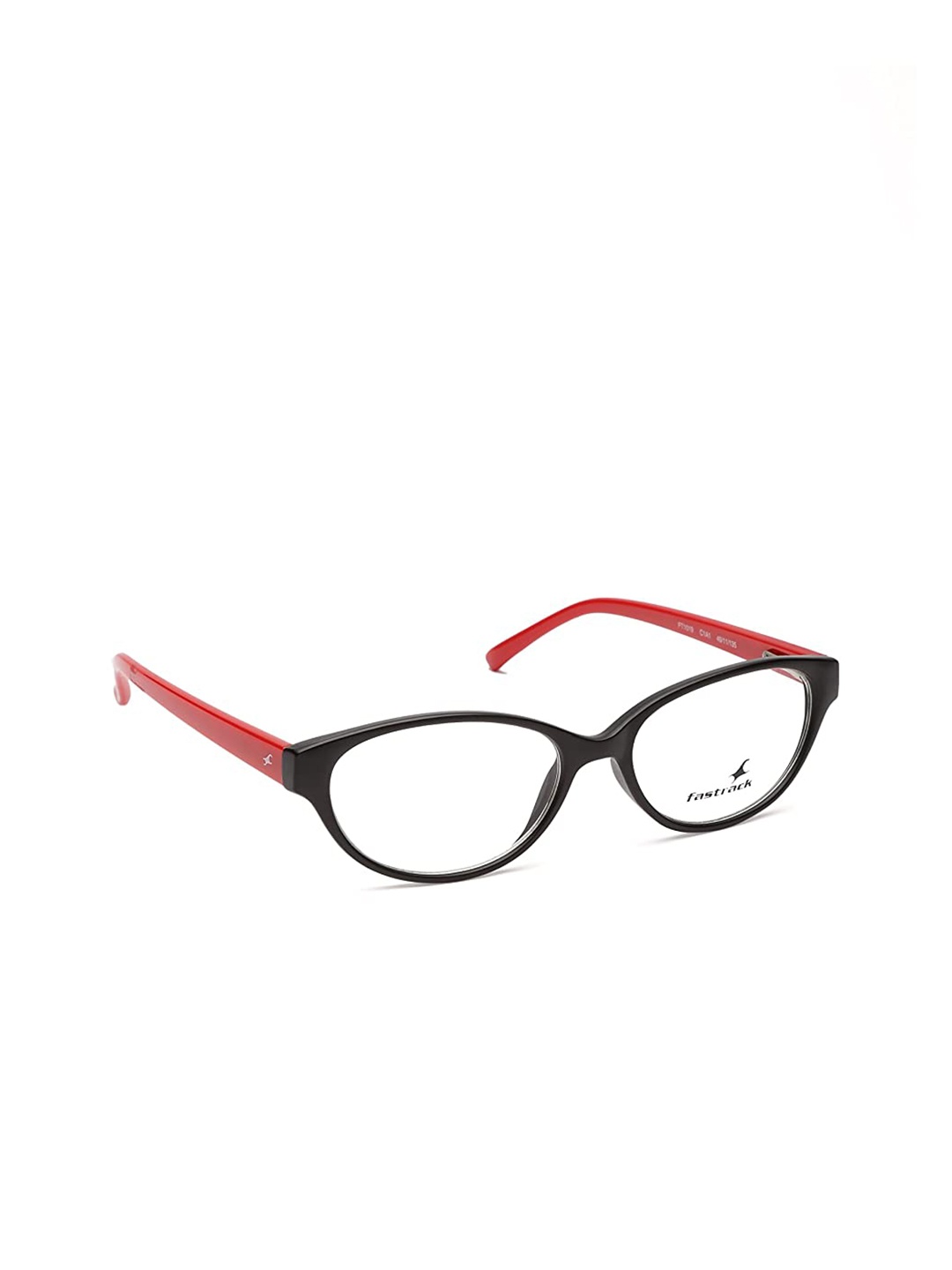 

Fastrack Unisex Black & Red Colourblocked Full Rim Oval Frames