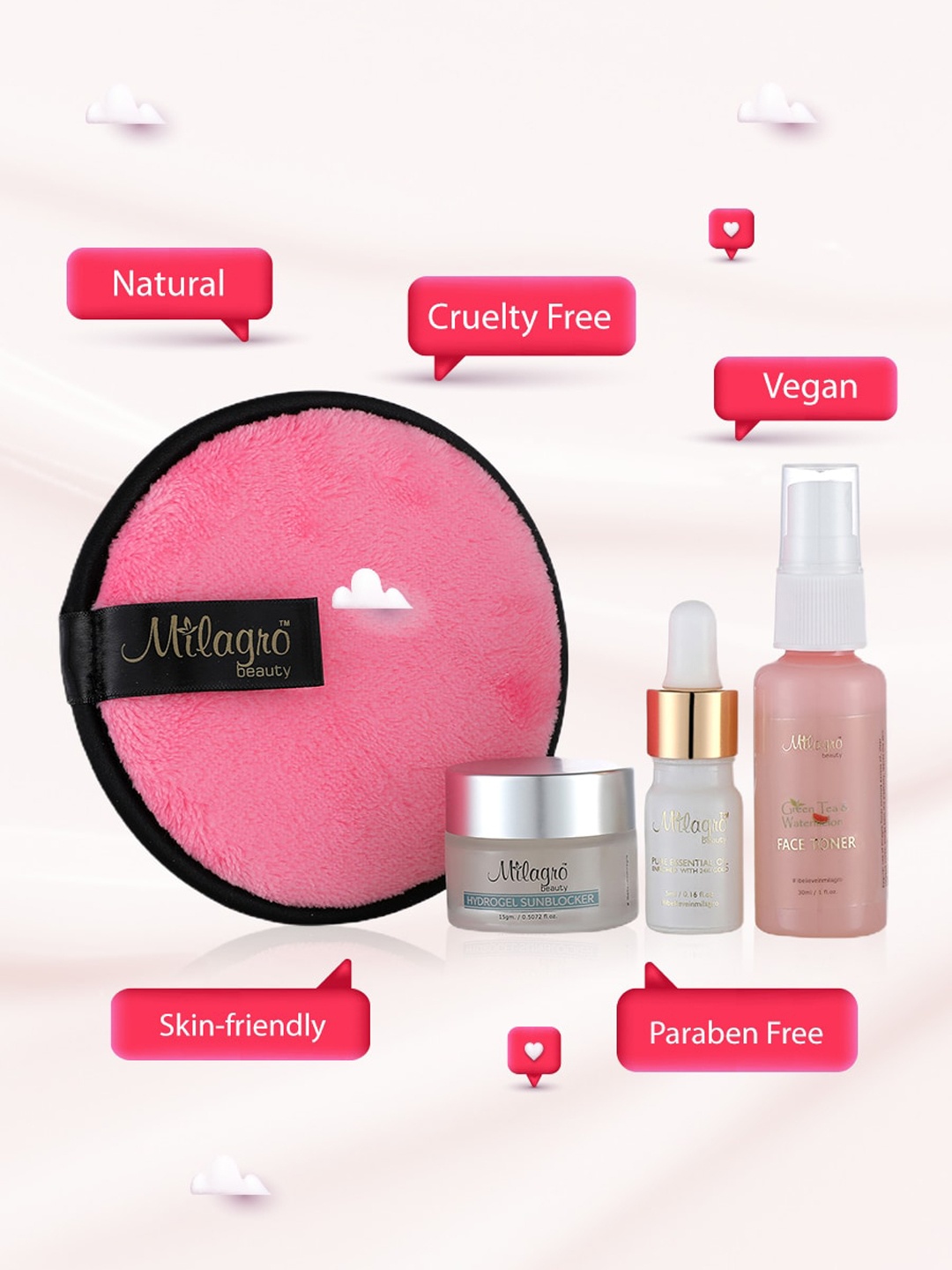 

Milagro beauty Ace Your Base Makeup Kit, Na