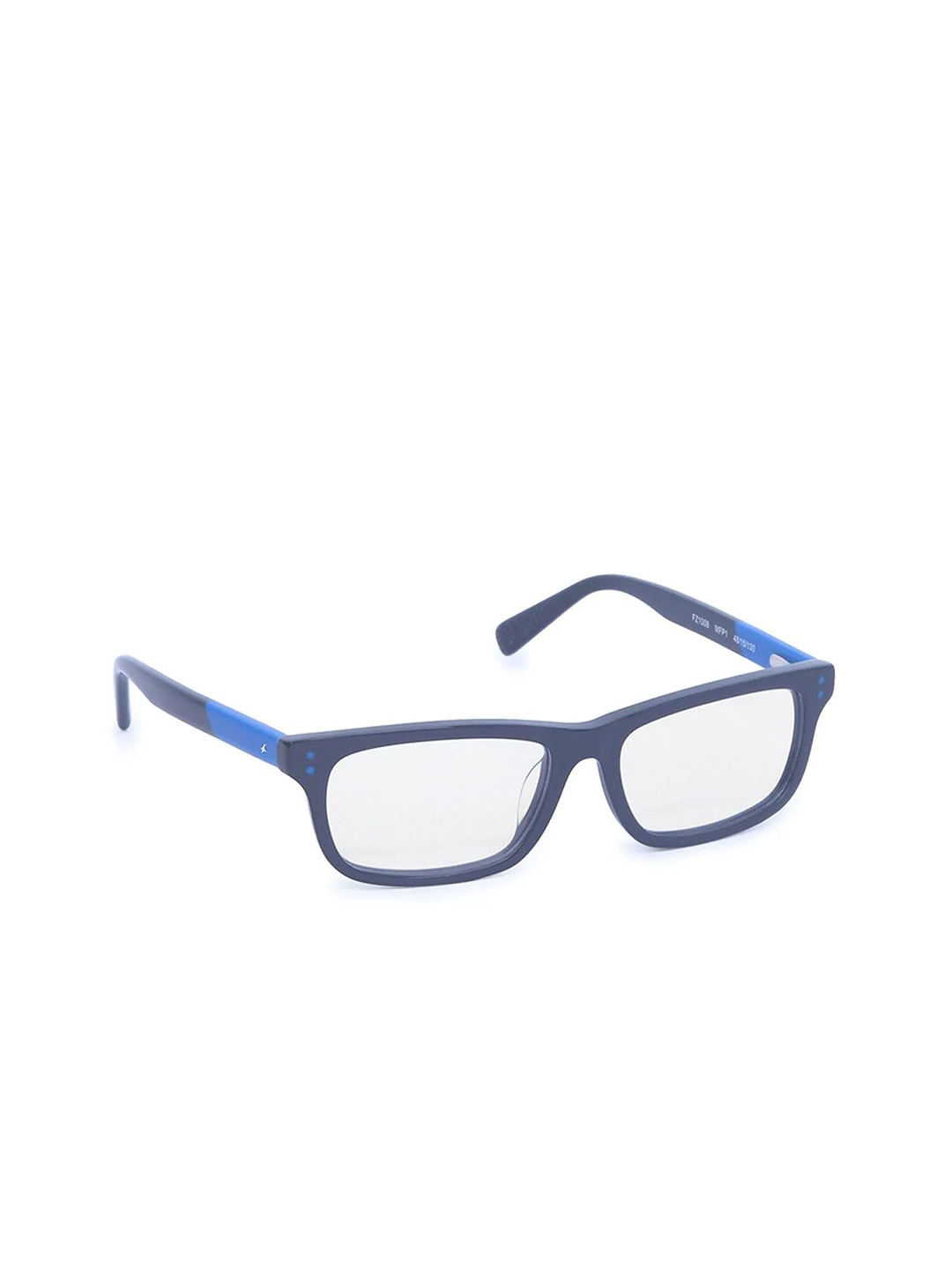 

Fastrack Unisex Grey & Blue Colourblocked Full Rim Rectangle Frames