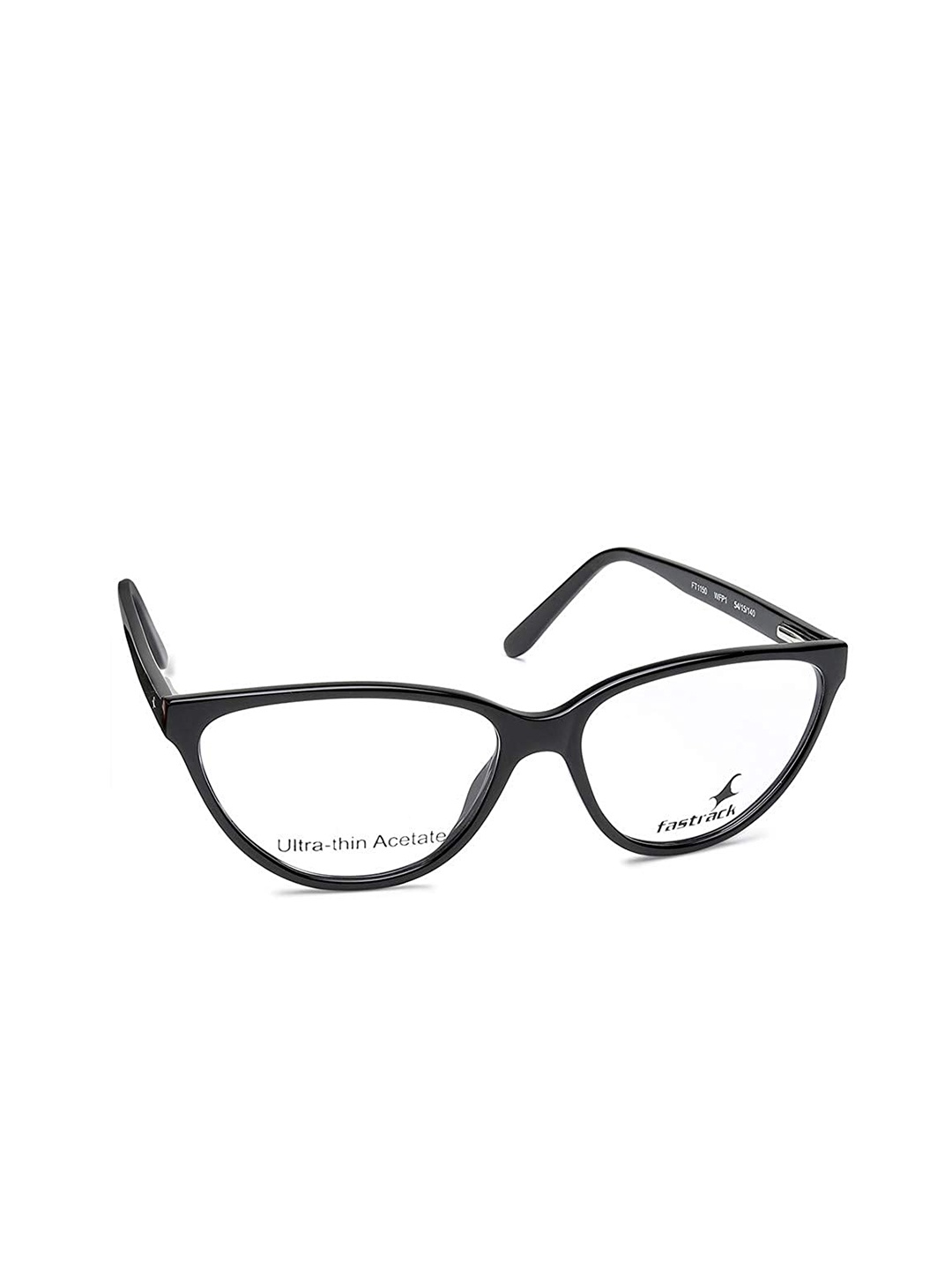 

Fastrack Unisex Black Full Rim Cateye Frames FT1150WFP1-Black