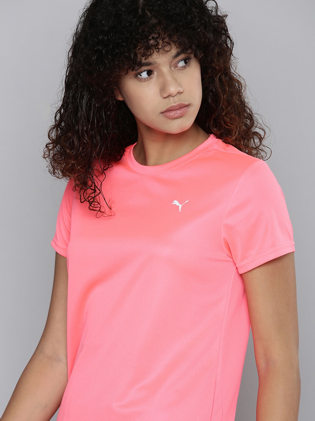 

Puma Women Pink Running T-shirt