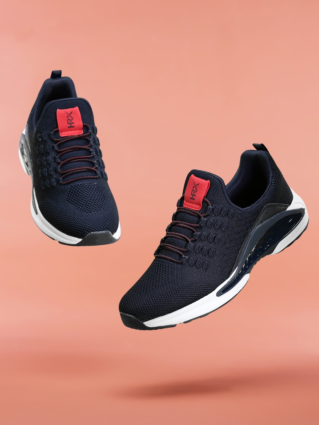 

HRX by Hrithik Roshan Men Navy Blue Woven Design Urban Street Athleisure Shoe
