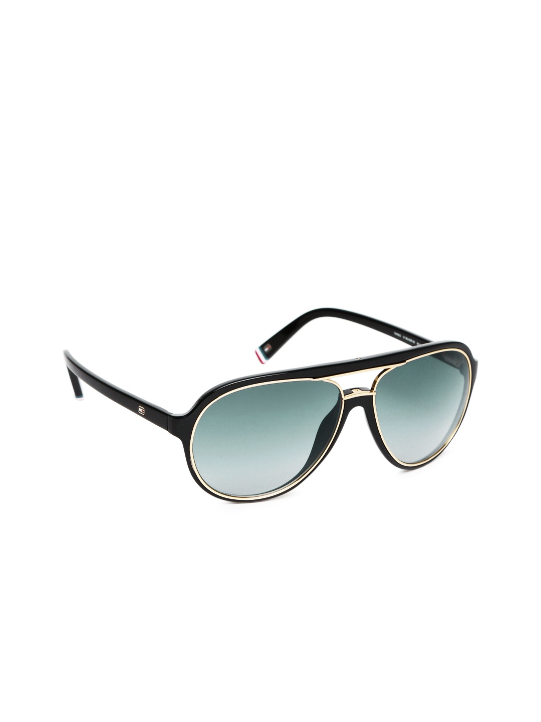 

Tommy Hilfiger Men Rectangle Sunglasses 7912 N C1 Blkgr-35 60 S, Grey