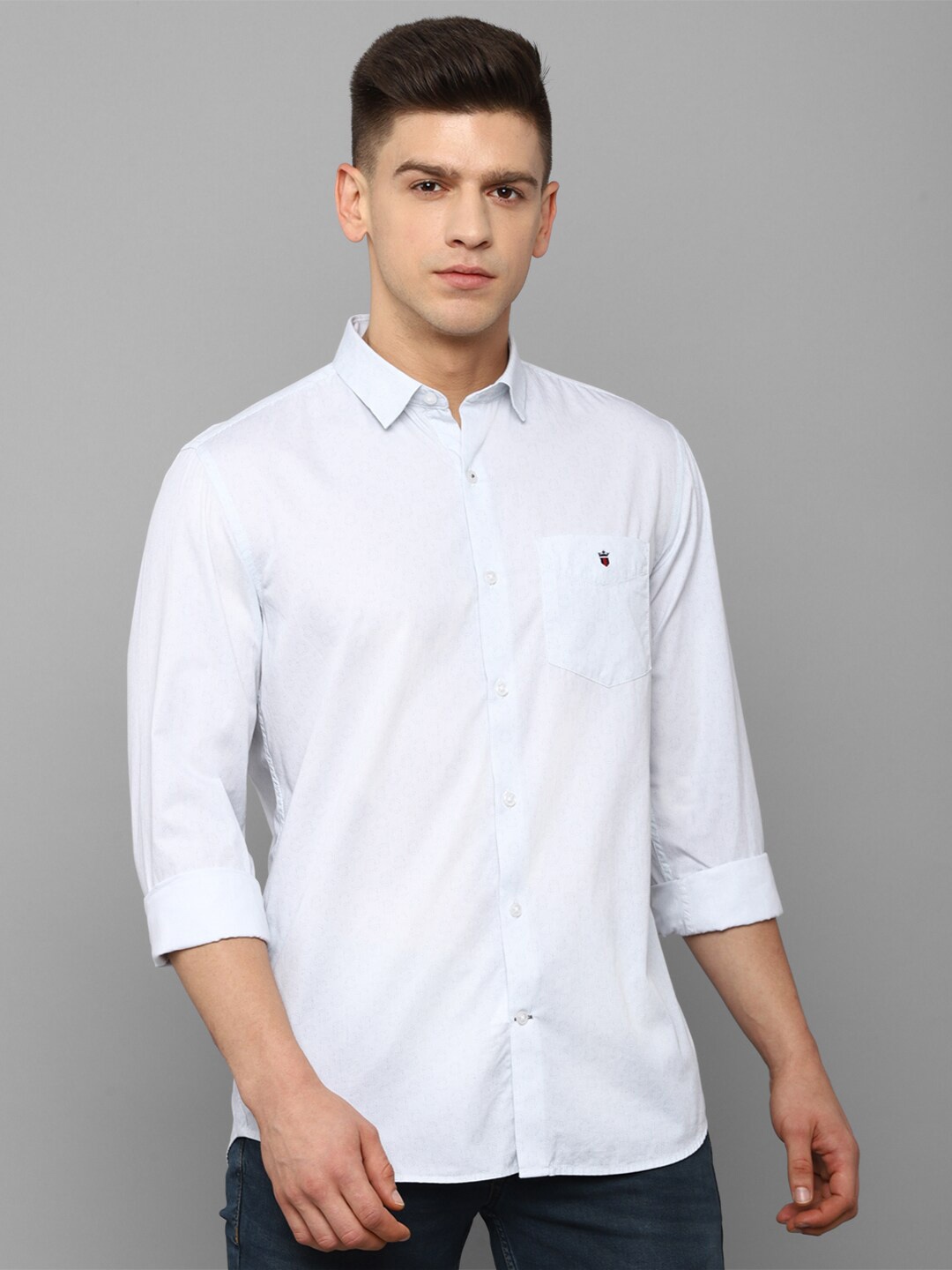 

Louis Philippe Sport Men White Slim Fit Casual Shirt