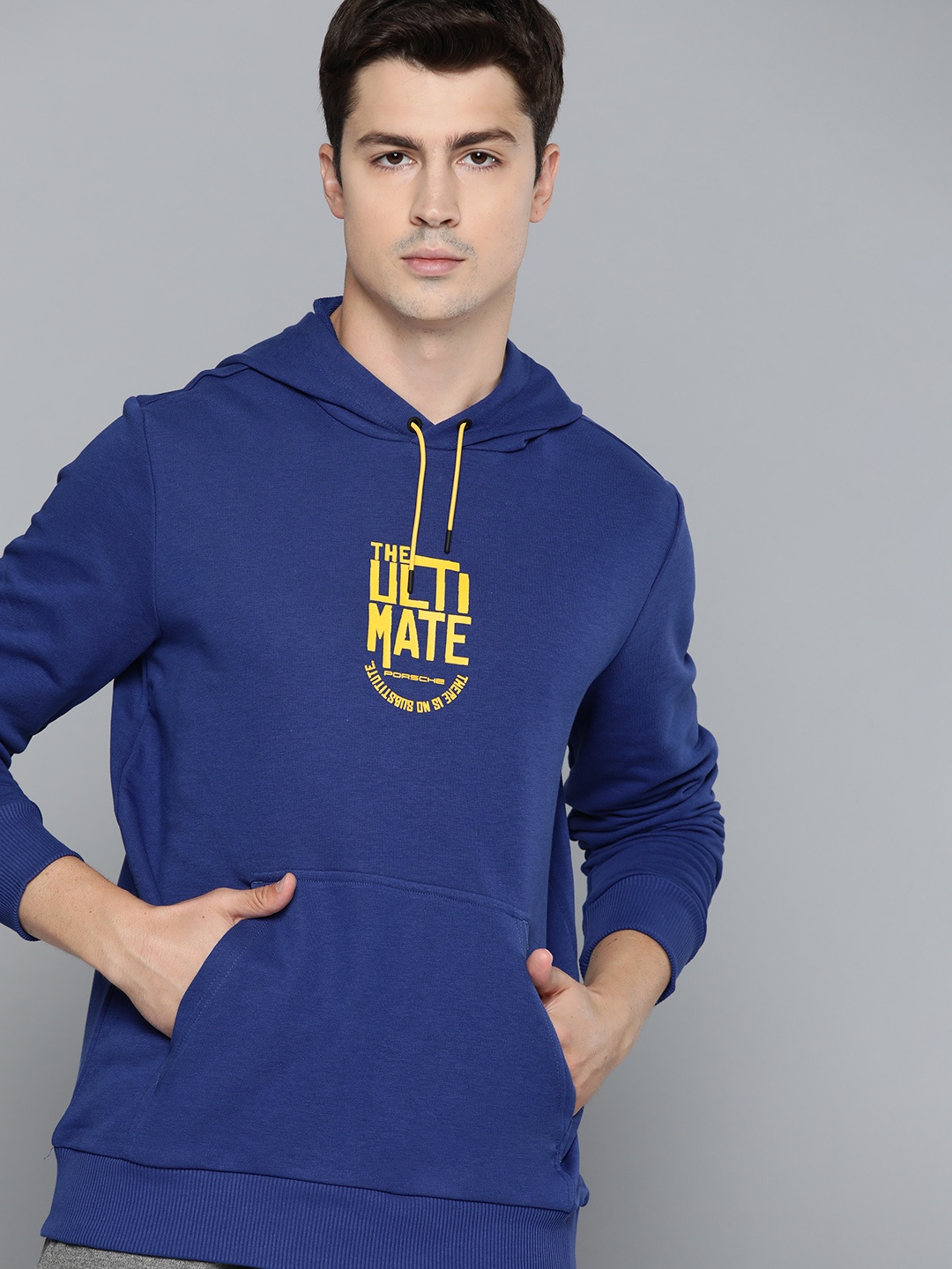 

PUMA Motorsport Men Regular Fit Back Printed Hooded Sweatshirt, Navy blue