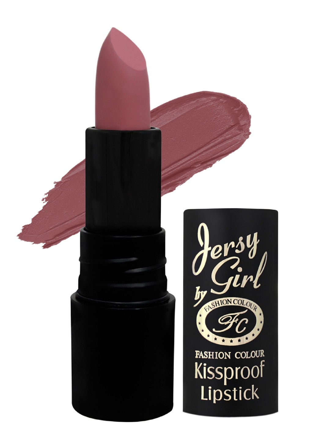 

Fashion Colour Waterproof Longwear Jersy Girl Matte Kissproof Lipstick - Puce 26, Brown