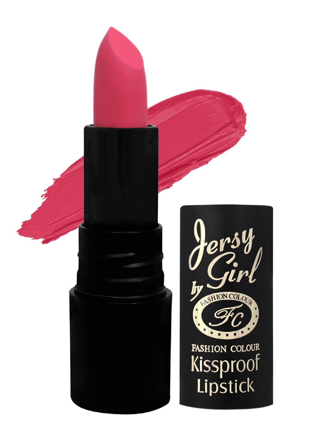 

Fashion Colour Jersy Girl Kiss Proof Waterproof Matte Lipstick - Carmine Rose 3