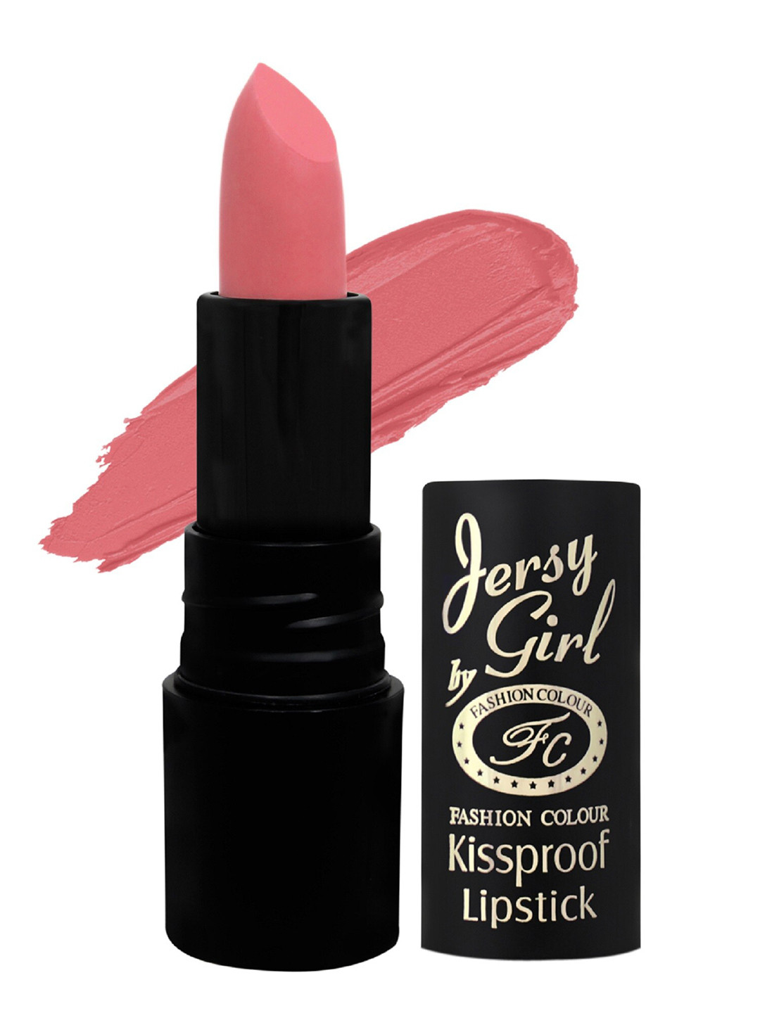 

Fashion Colour Waterproof Longwear Jersy Girl Matte Kissproof Lipstick - Warm Pink 39