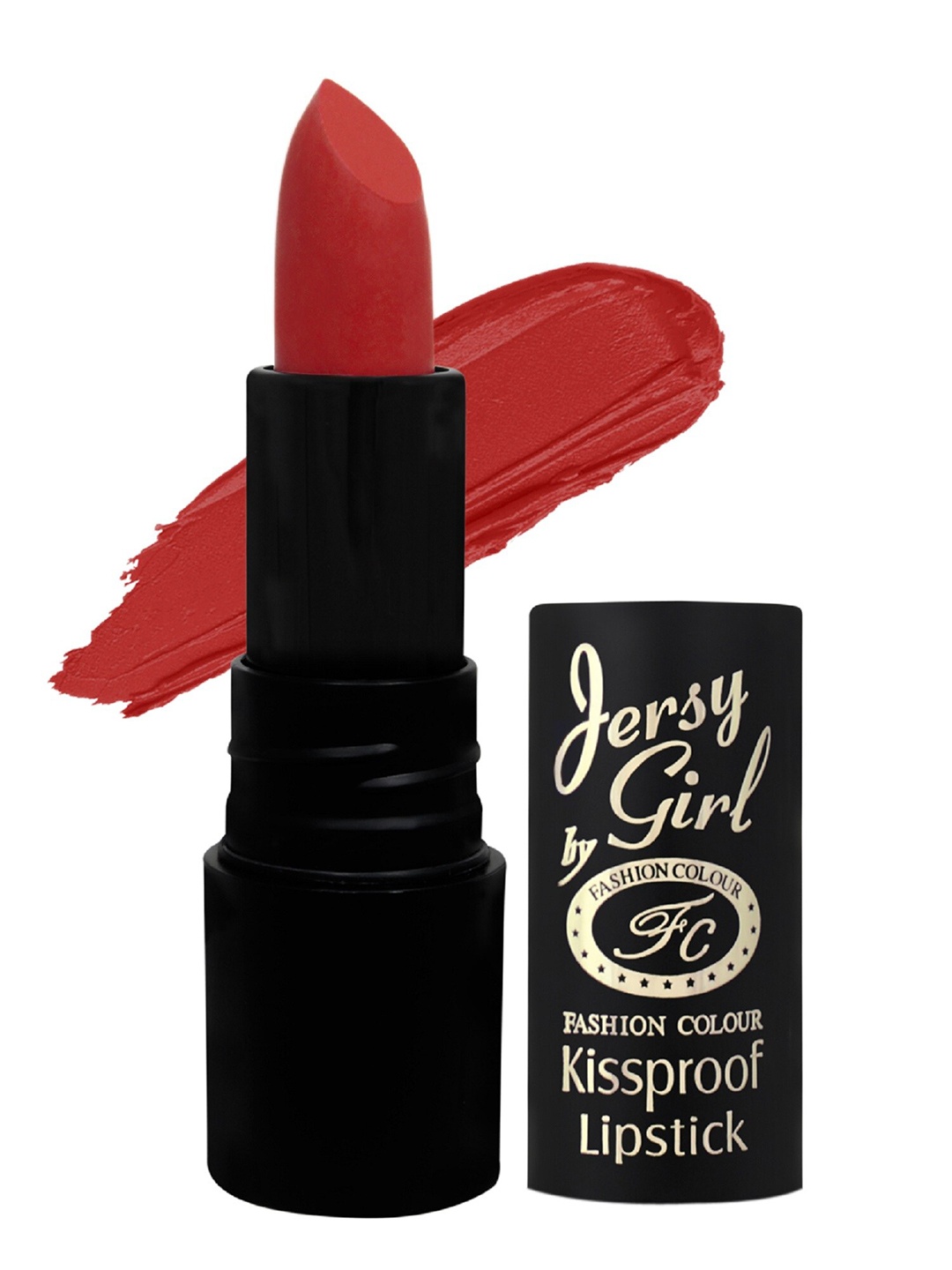 

Fashion Colour Jersy Girl Kiss Proof Waterproof Long-Lasting Matte Lipstick - Blood 7, Red