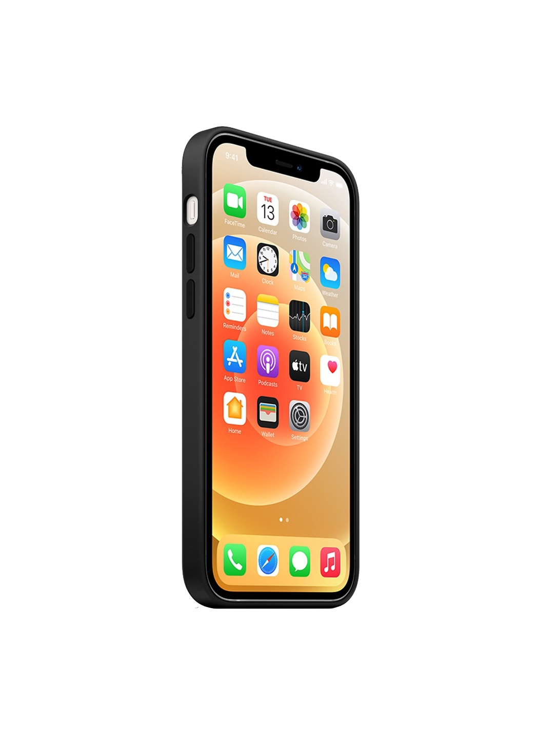 

TREEMODA Black Solid iPhone 13 Pro Max Mobile Cover