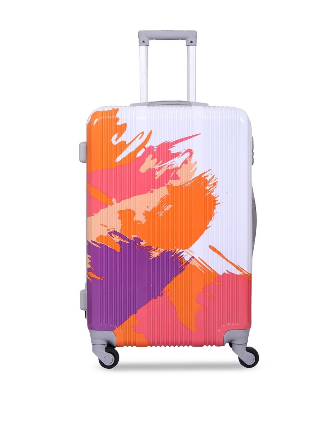 

Polo Class Printed Hard Sided Trolley Bag - Small, Orange