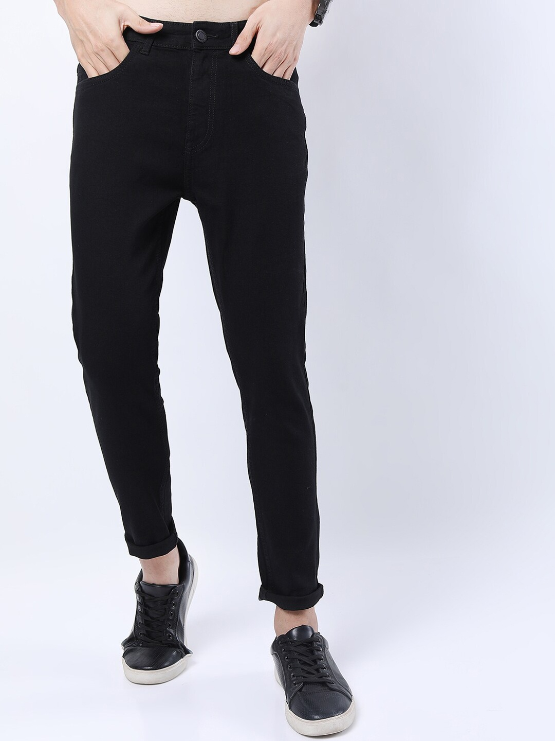 

HIGHLANDER Men Black Skinny Fit Stretchable Jeans