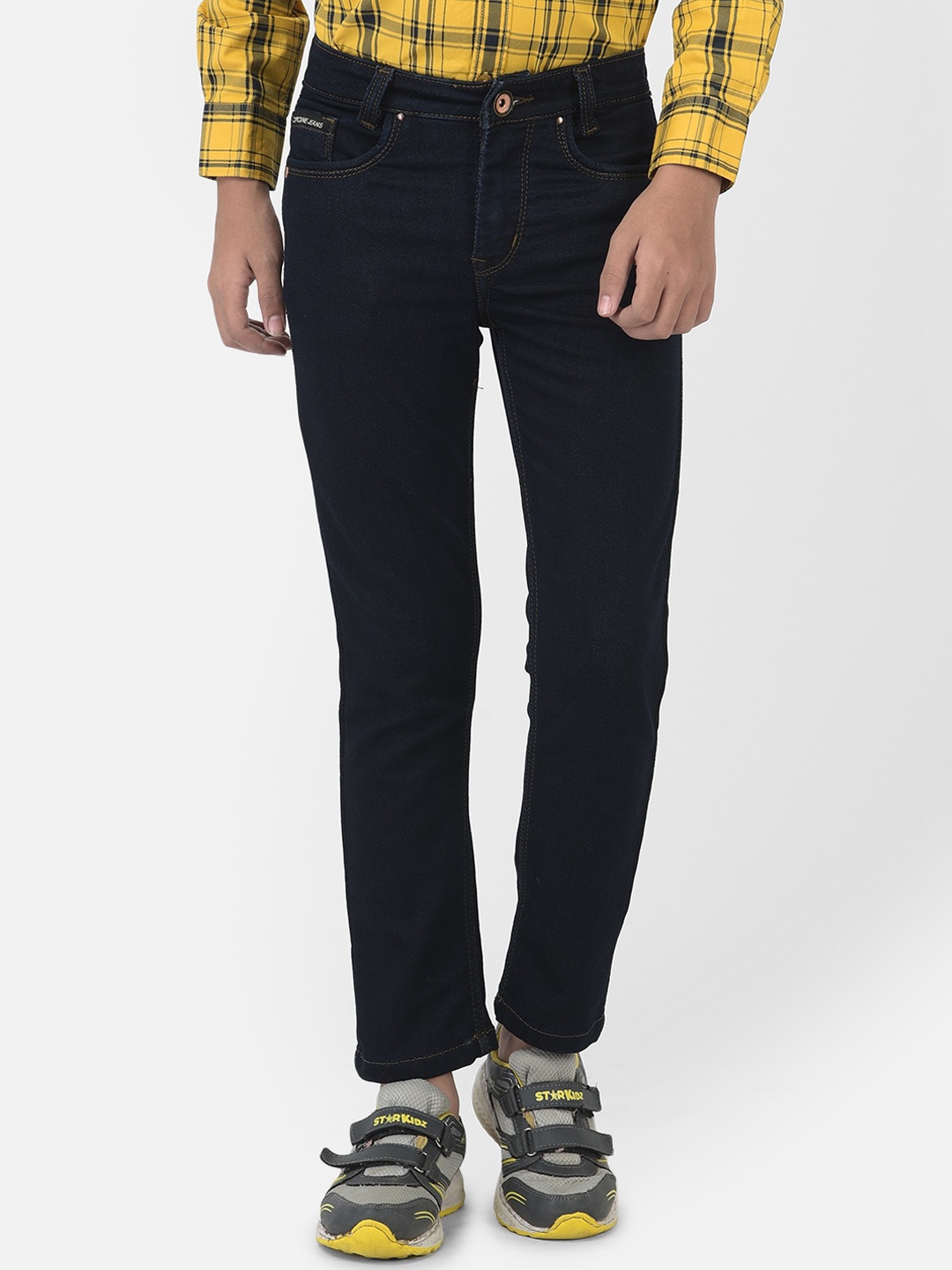 

Crimsoune Club Boys Navy Blue Urban Slim Fit Stretchable Jeans