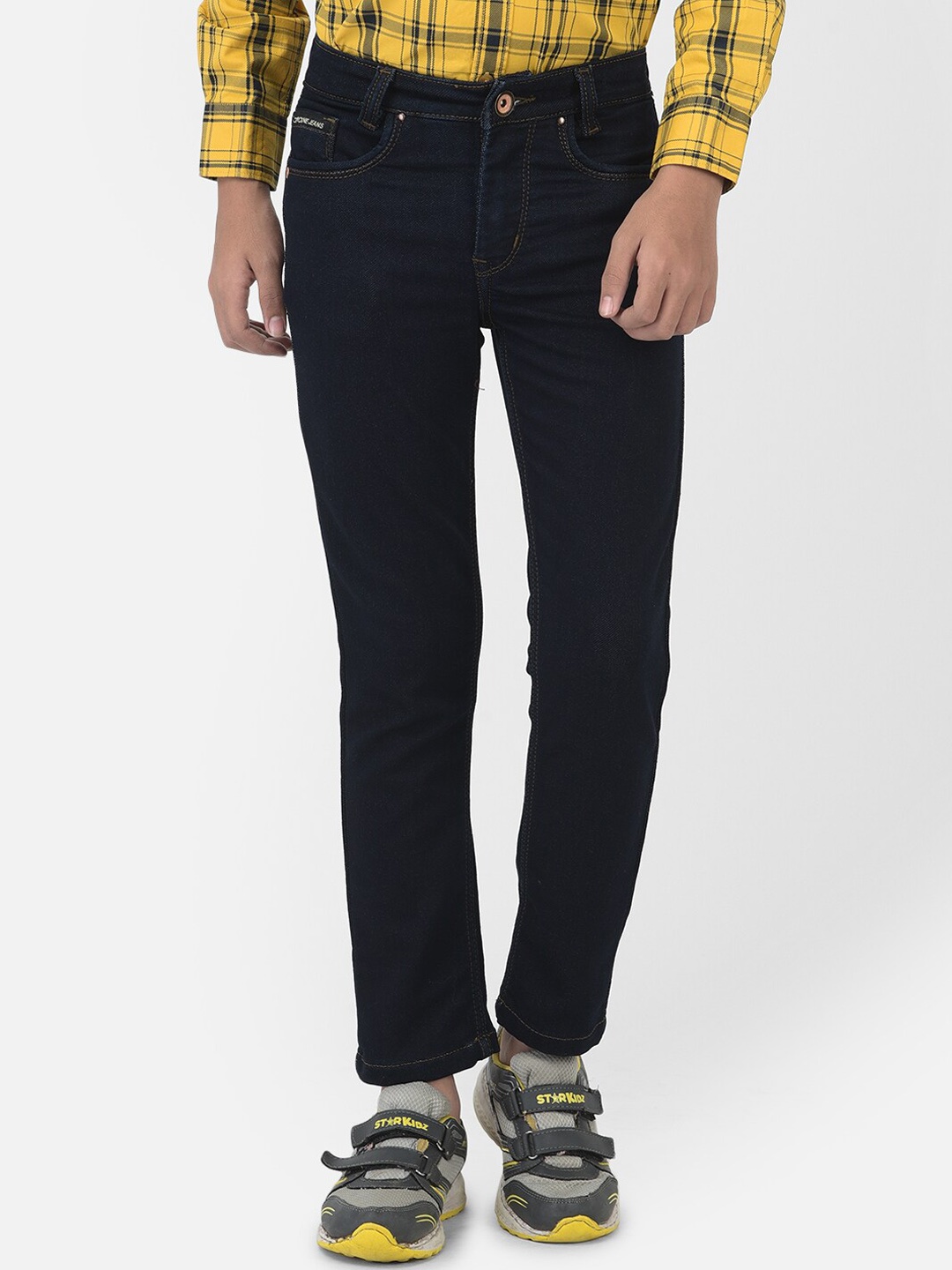 

Crimsoune Club Boys Navy Blue Urban Slim Fit Stretchable Jeans